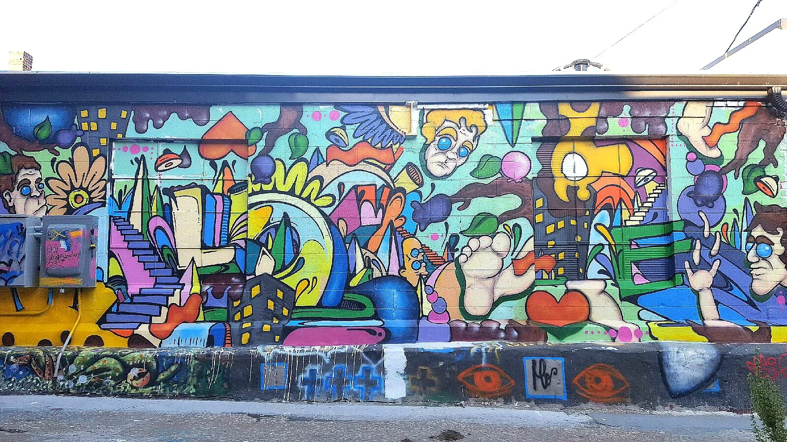  Rif Raf &amp; Wiley Art Alley, East Crossroads 2016 
