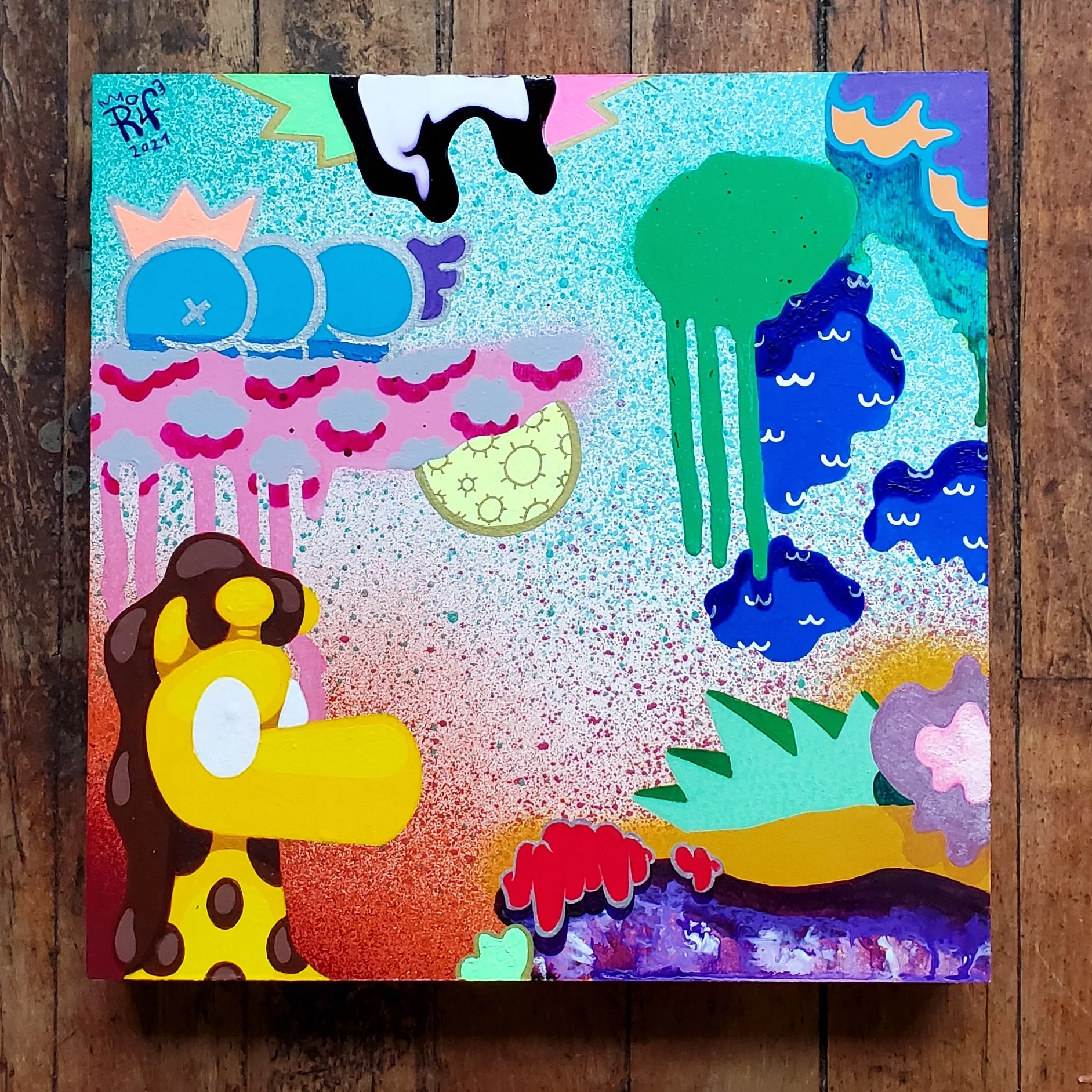 Paintings, Prints, & Merch — Rif Raf Giraffe