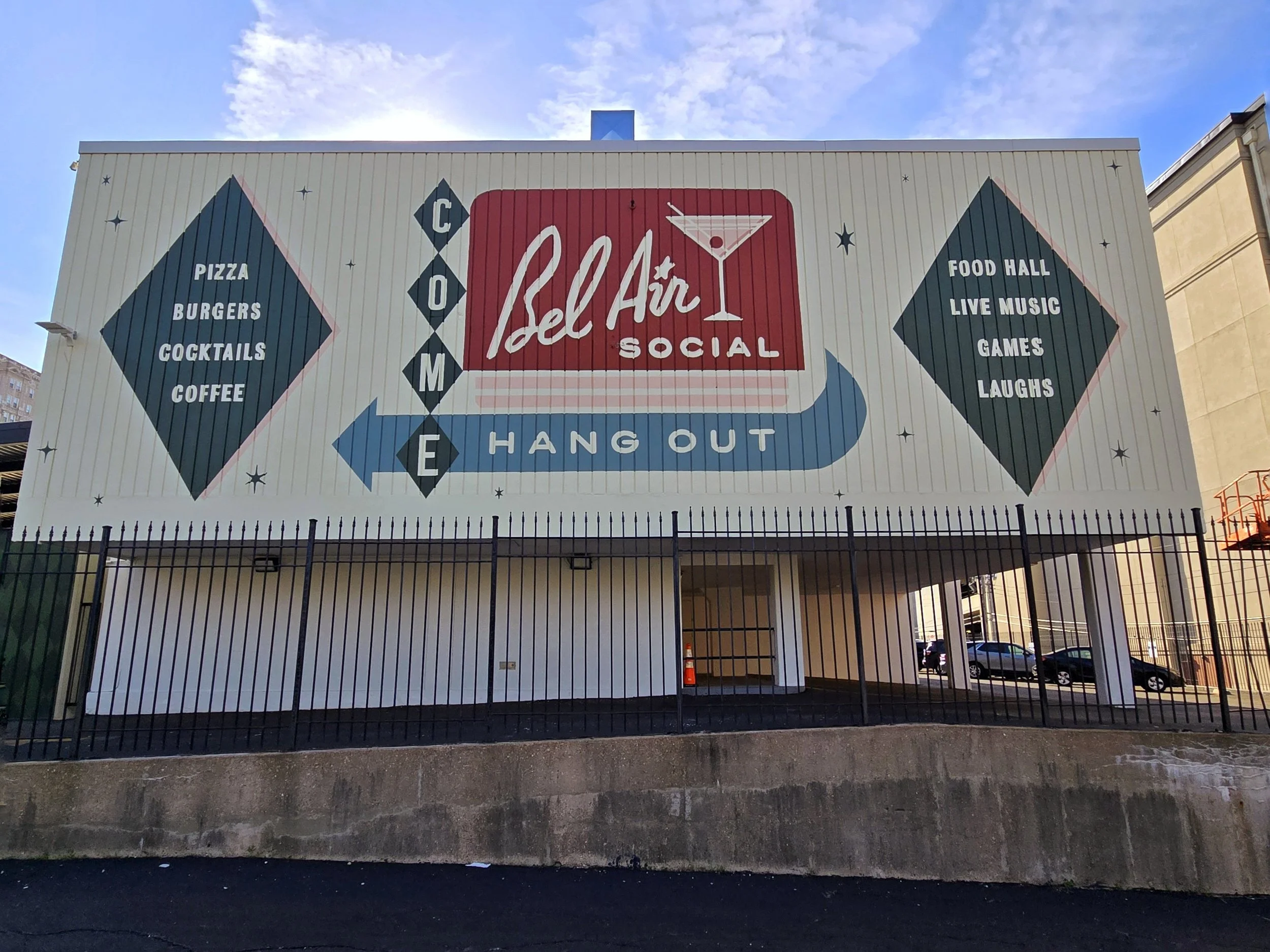 BelAir Social Mural Sign