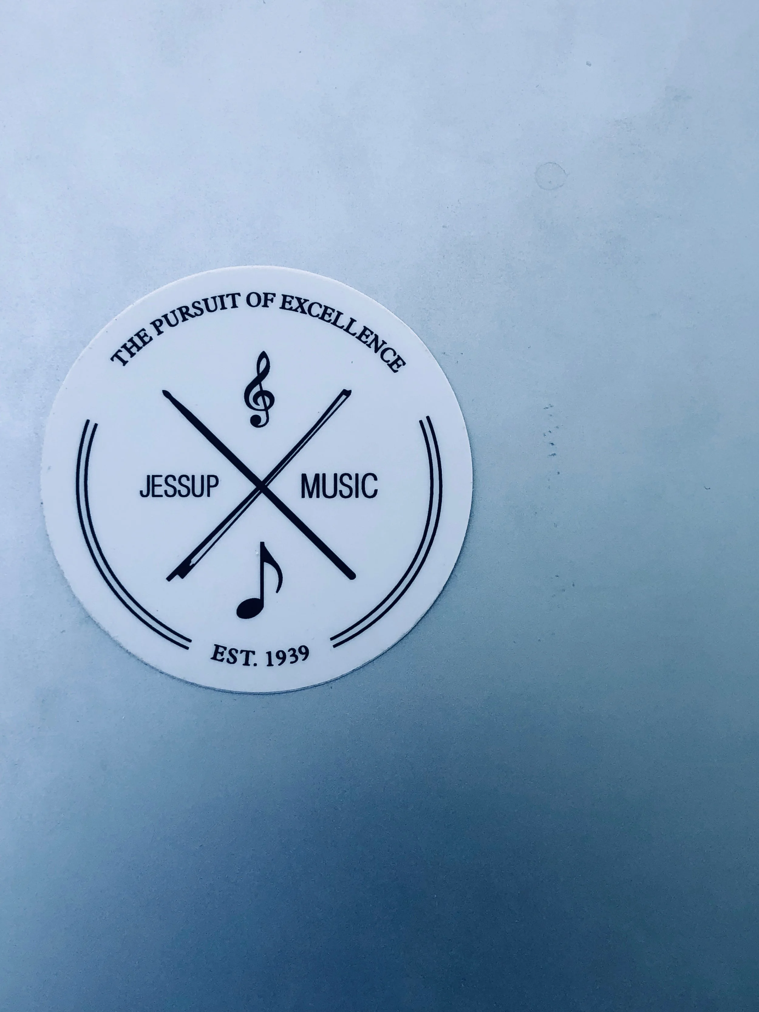 Jessup Music Sticker with Logo