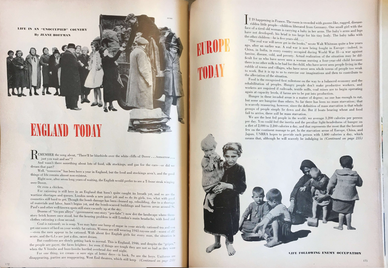 England Today, Europe Today - Charm, Aug. 1946