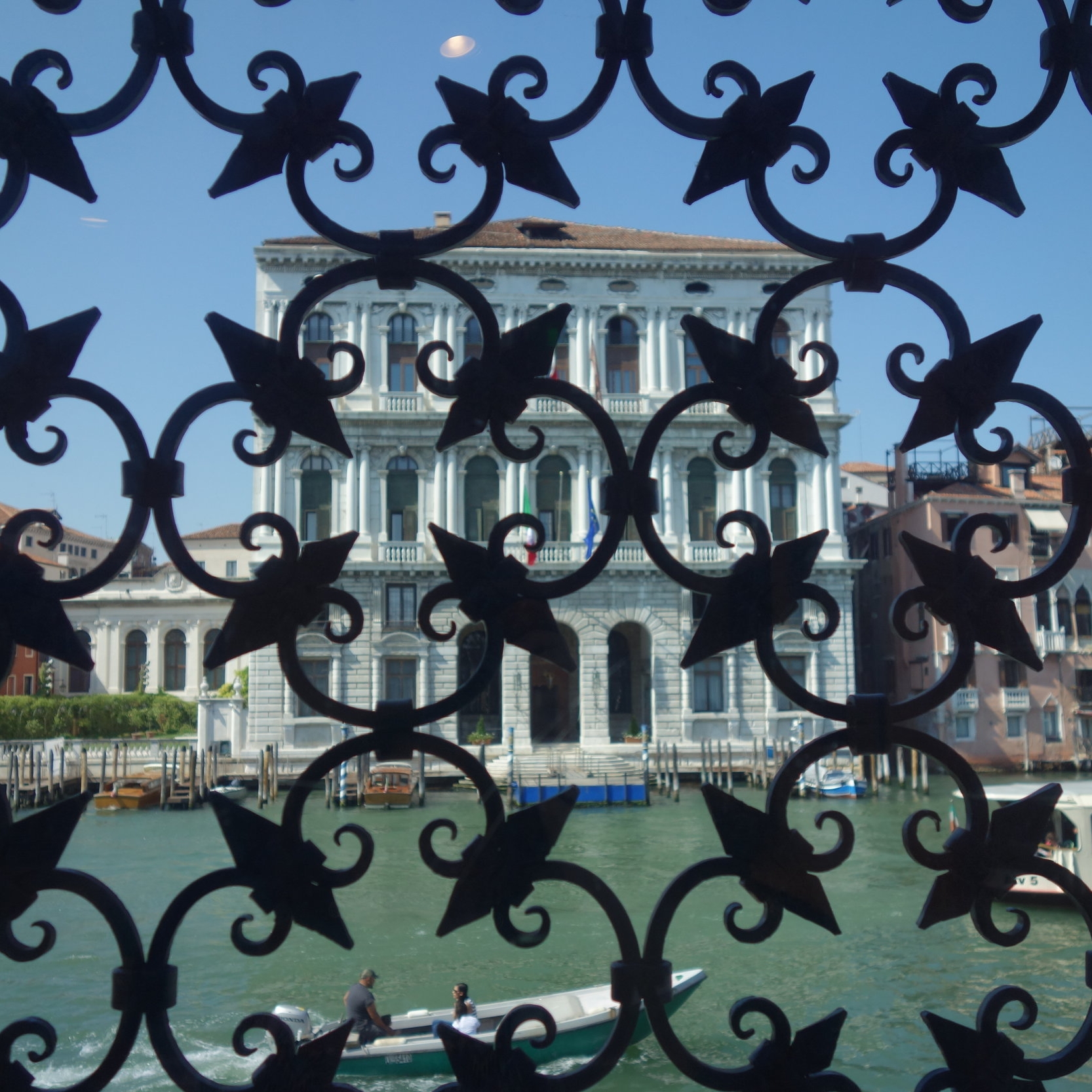 View from Peggy Guggenheim museum in Venice