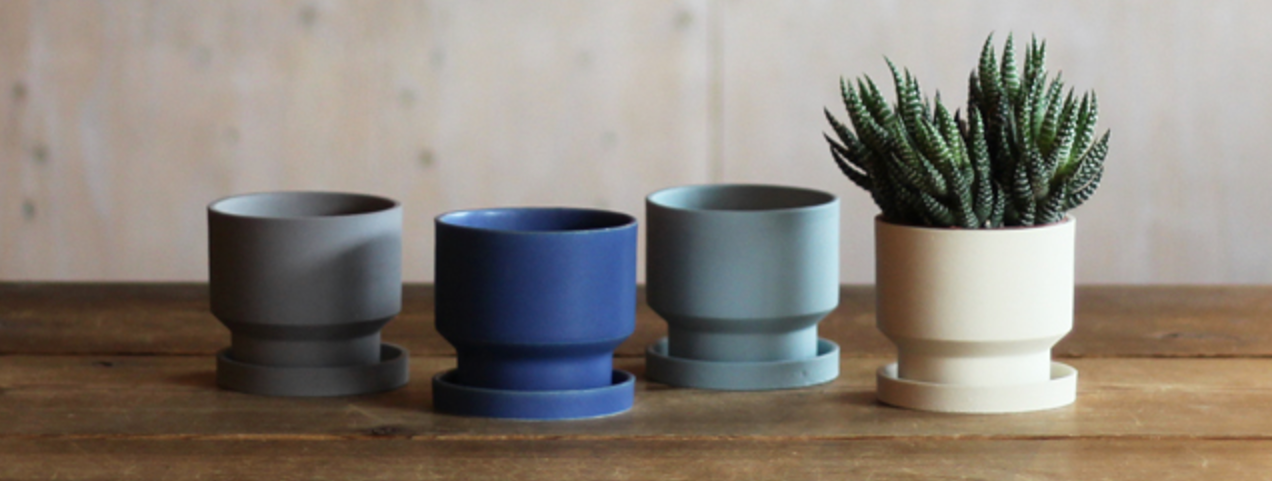 Just as a crisp white shirt can perfectly frame a face, so the ceramics from Araheam offer similarly unobtrusive stages for your plant life. The brand’s aim is to create products that show off the personality of your plants. Rather than distracting from nature they work to enhance our appreciation of it. Using crisp straight lines and a colour palette plucked direct from the natural world, Araheam’s range of planters shy away from centre stage, while offering a reassuring sense of refined taste. Produced by Eiji Miyaki in Japan’s Tajimi City, this slipcast range is designed to beautifully present your greenery, while murmuring it’s own low-key presence with restraint and politeness. 