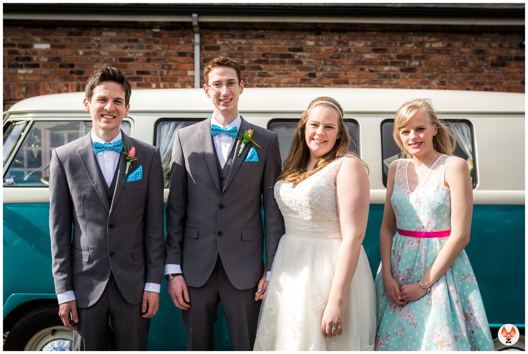 wedding party portrait