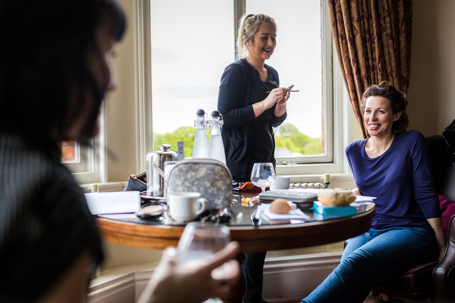 natural wedding photography at kilhey court, wigan