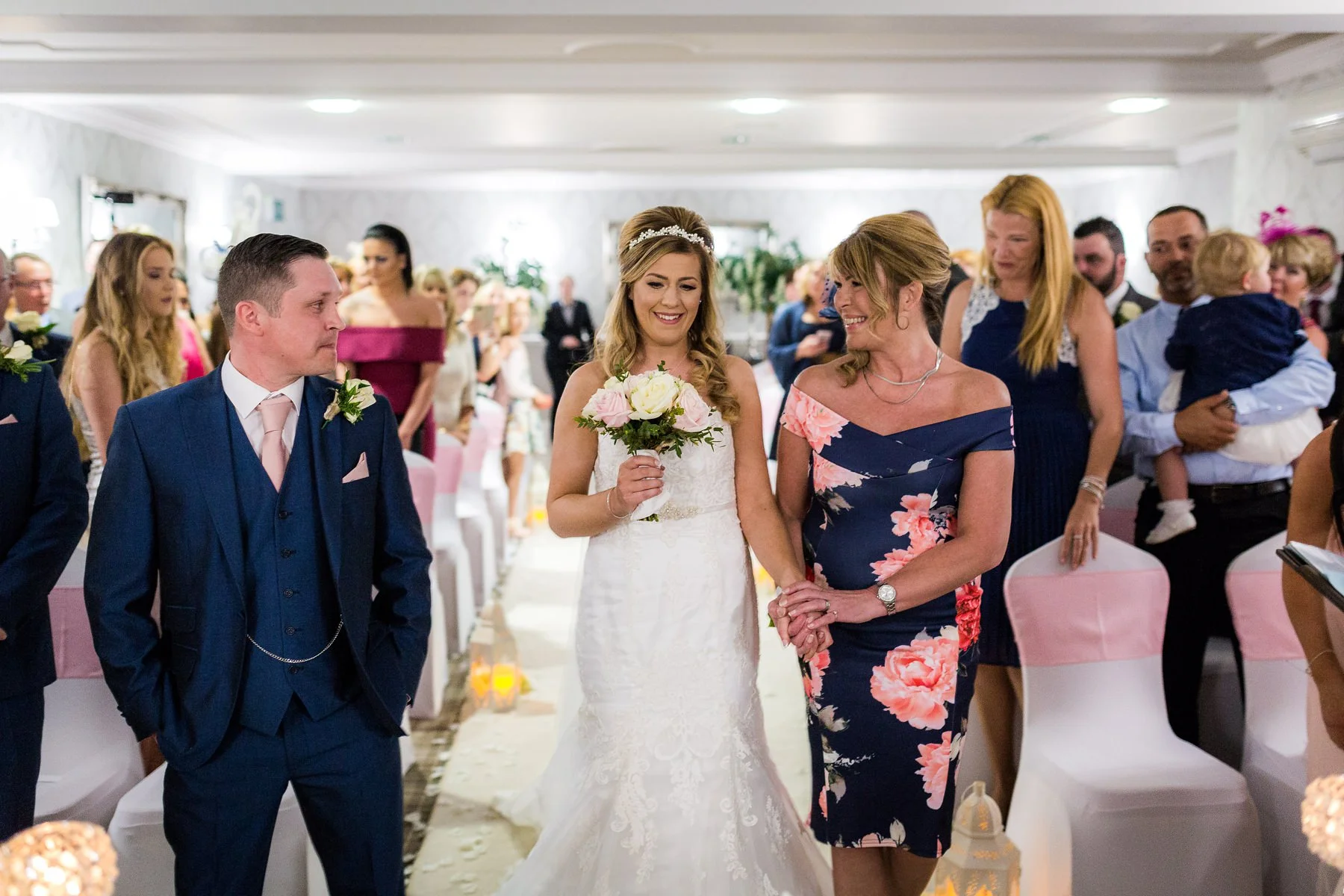 bride walking down the aisle