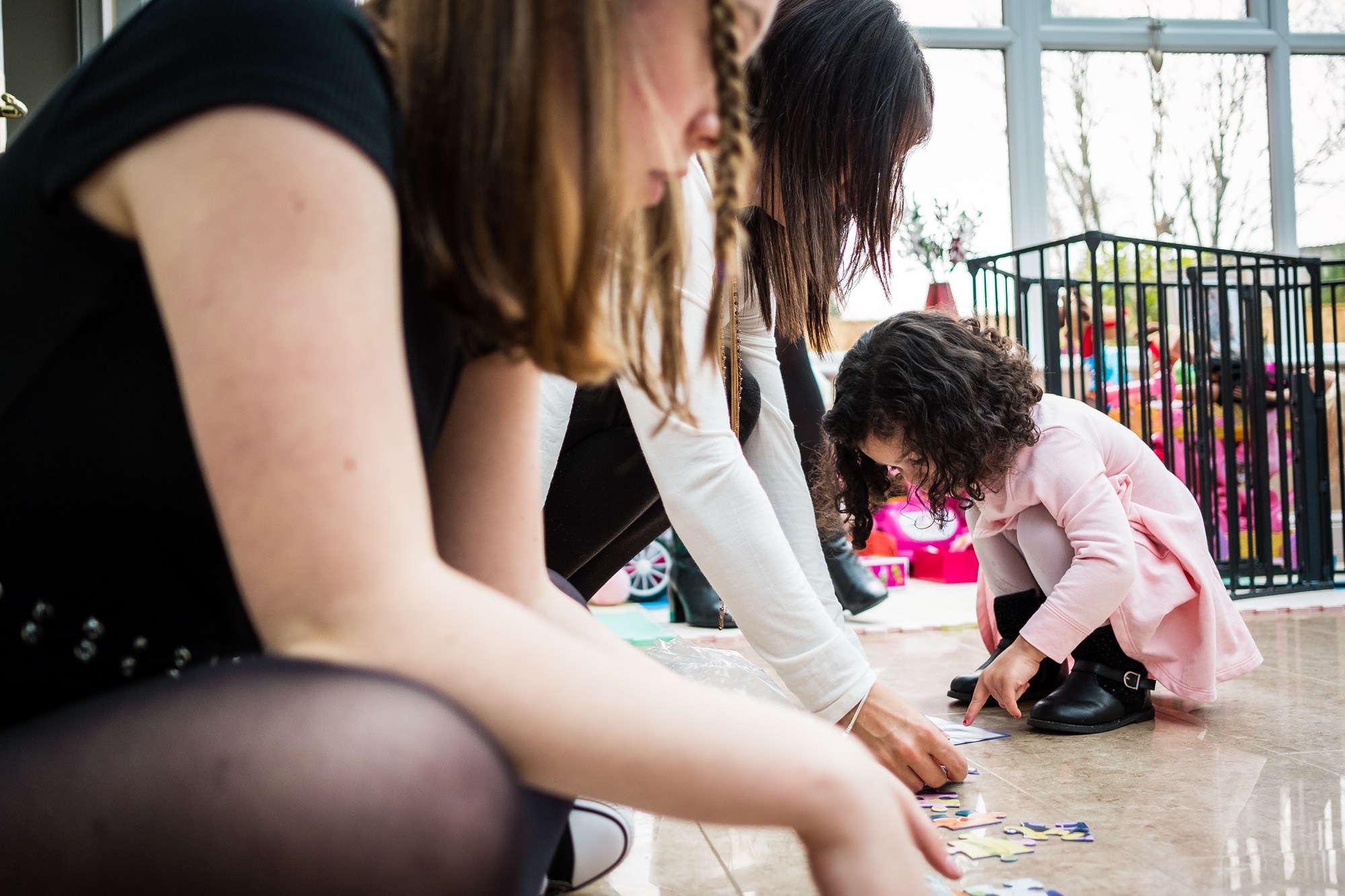 children playing with toys