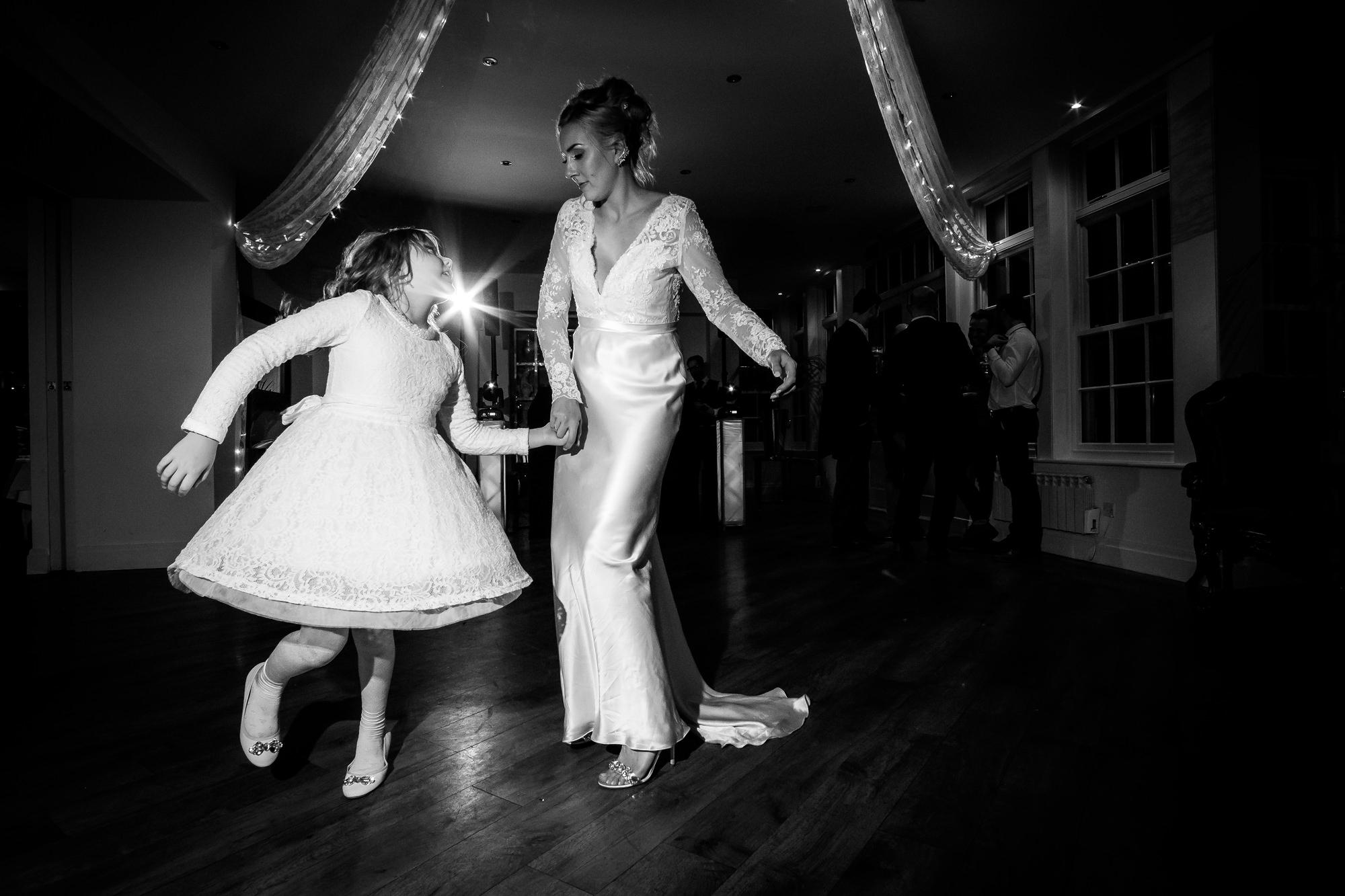 daughter and mum dancing