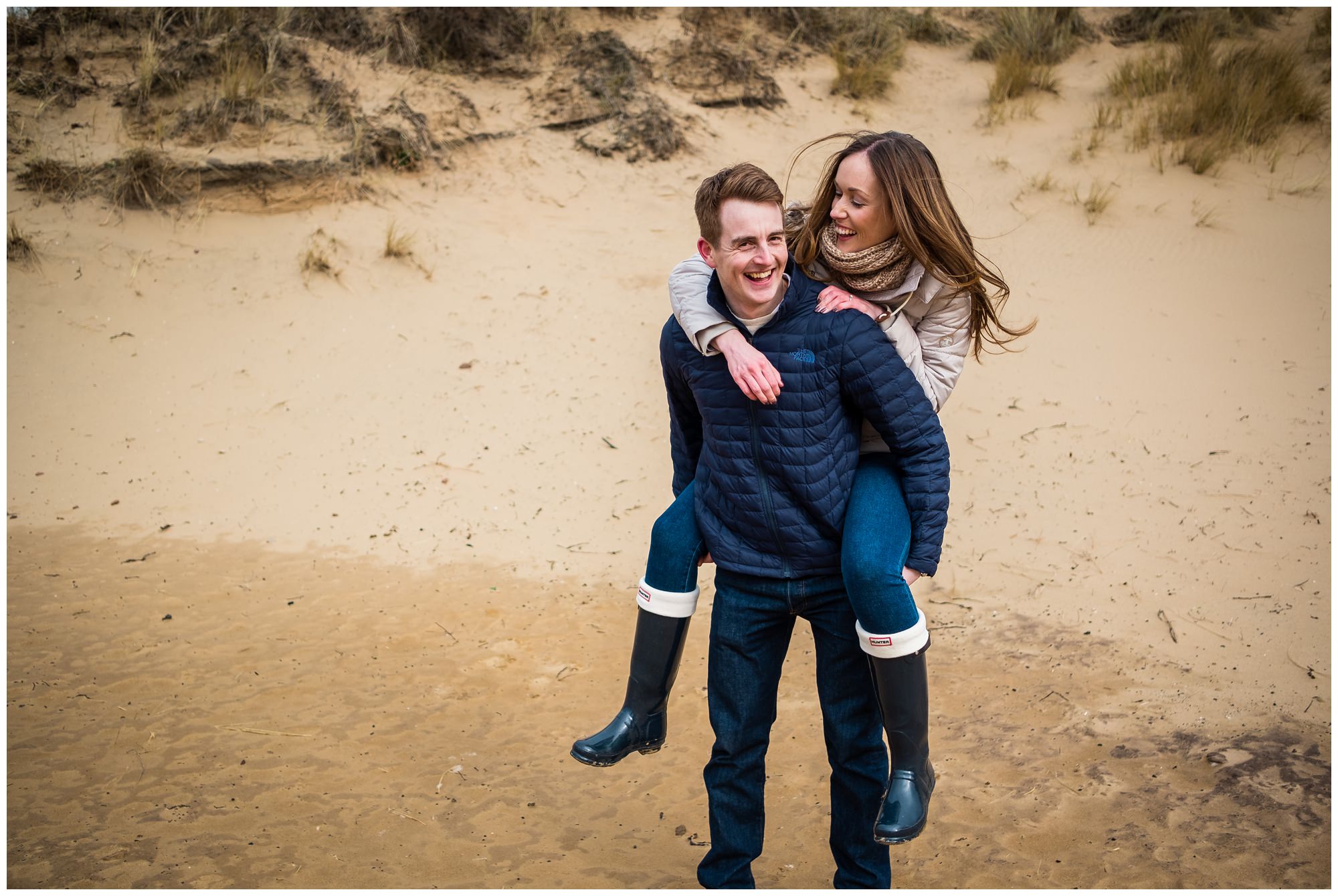 piggy back at formby beach