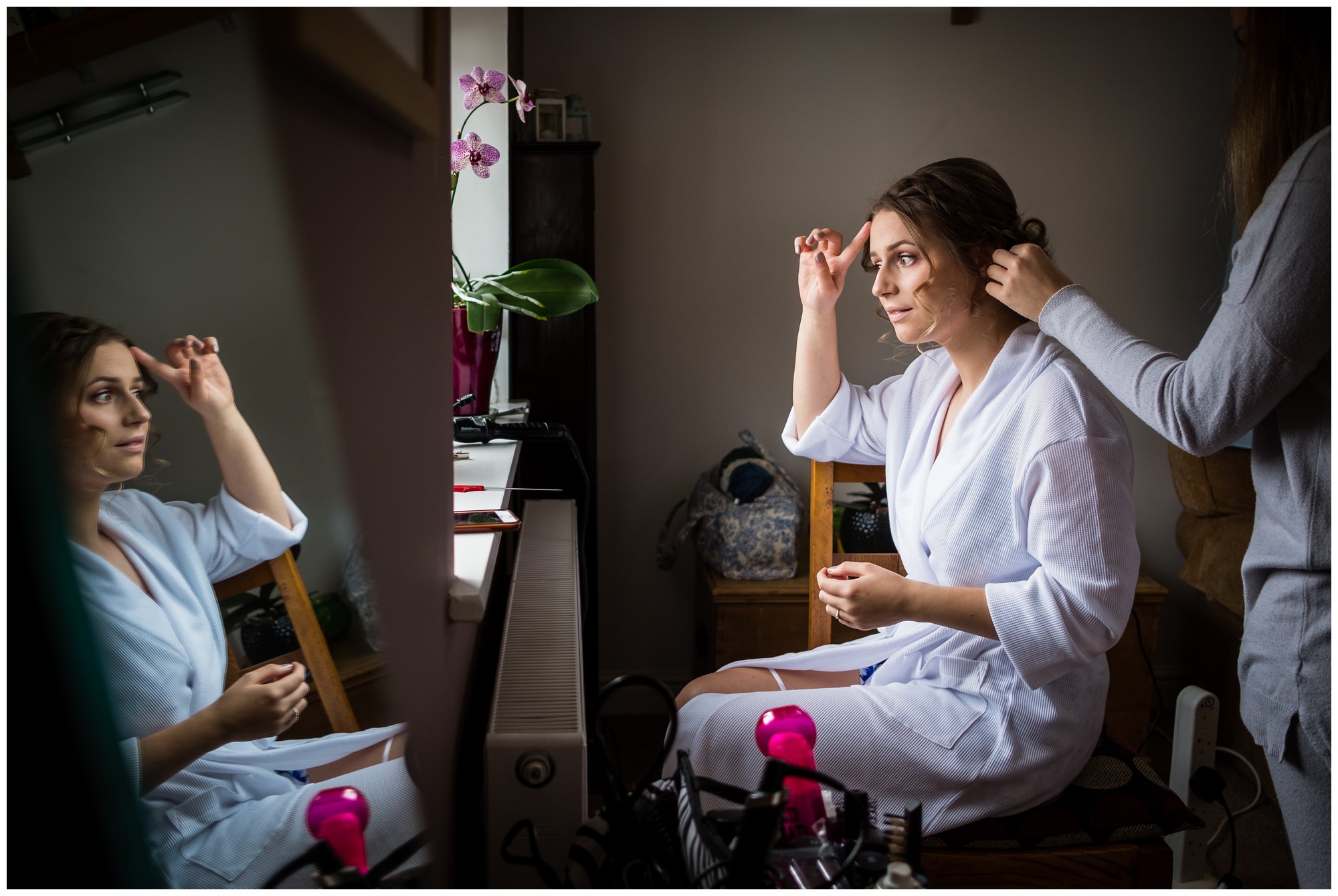 bride getting ready