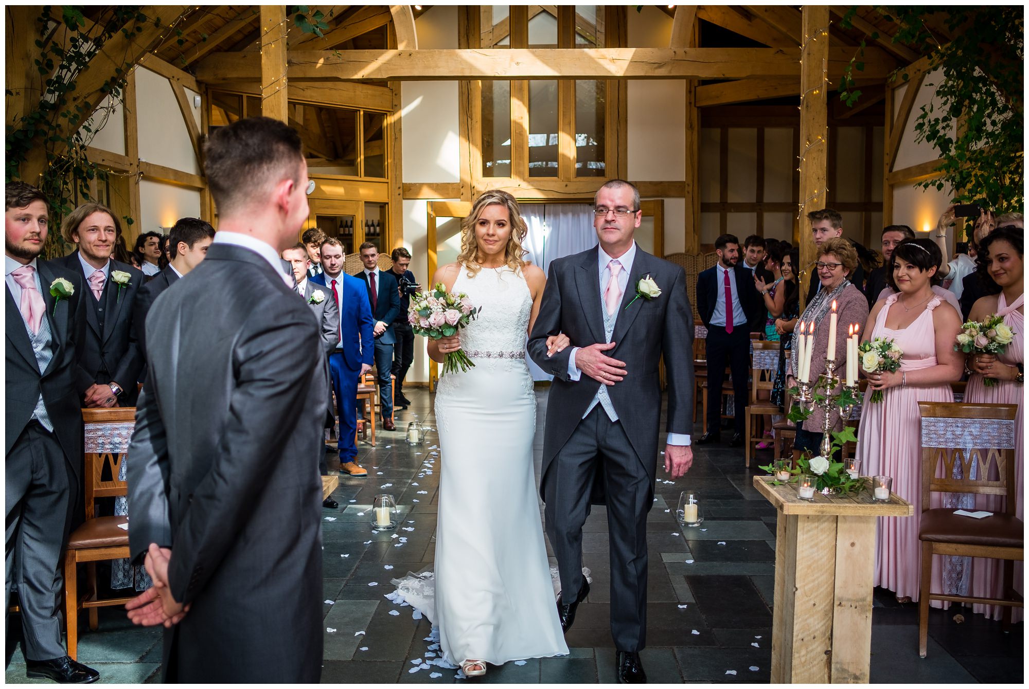 bride walking down the aisle