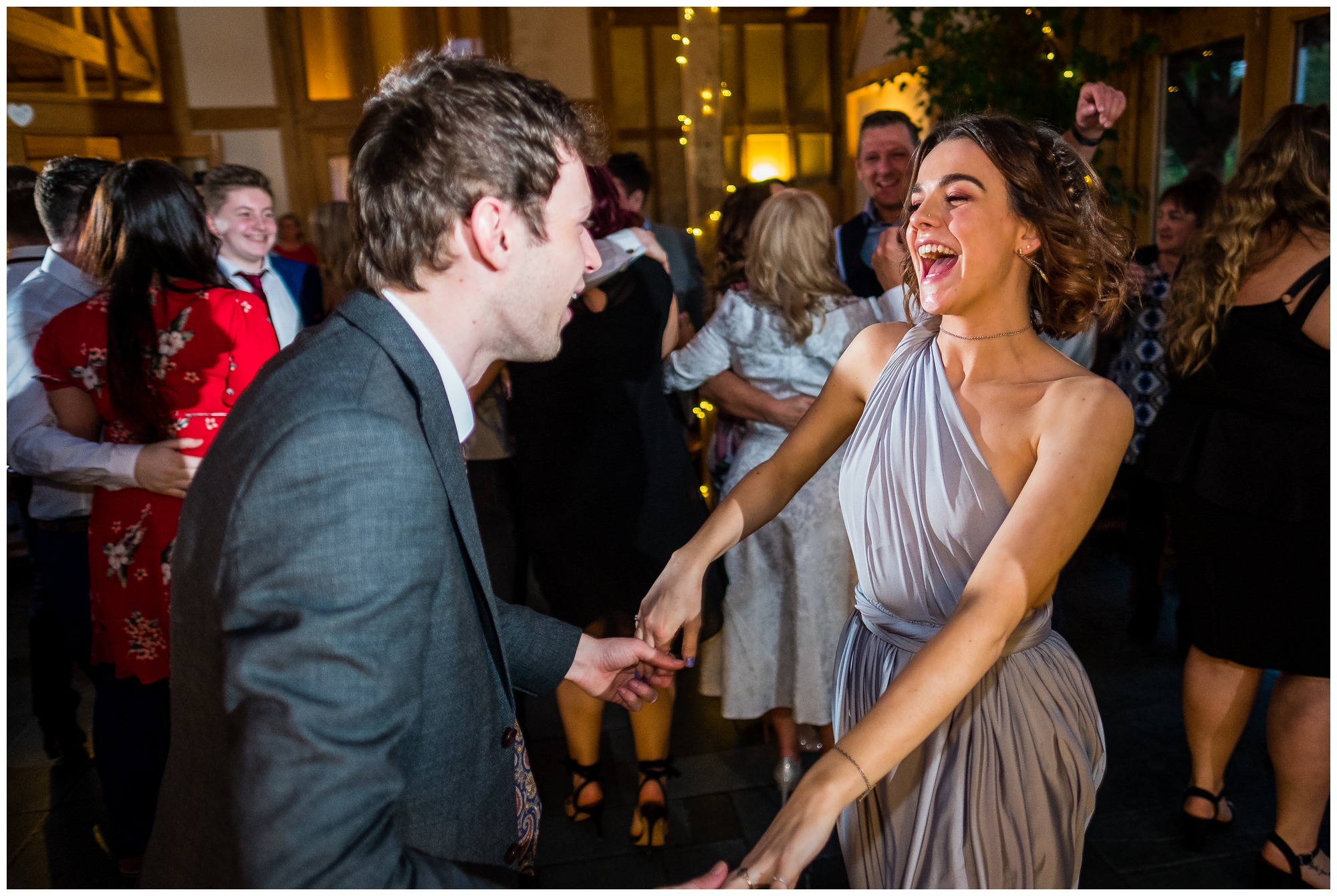 bridesmaid dancing