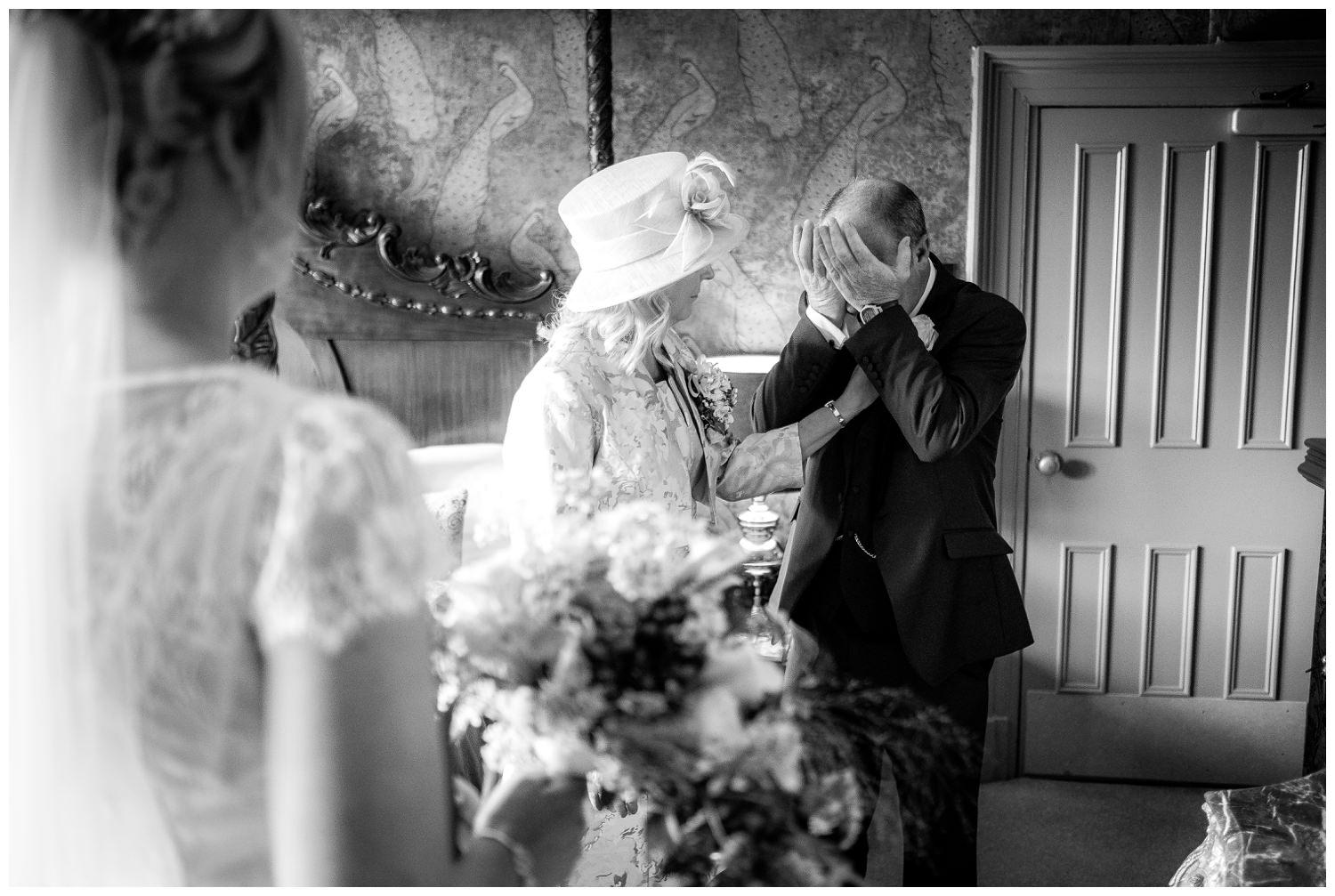 father of the bride crying