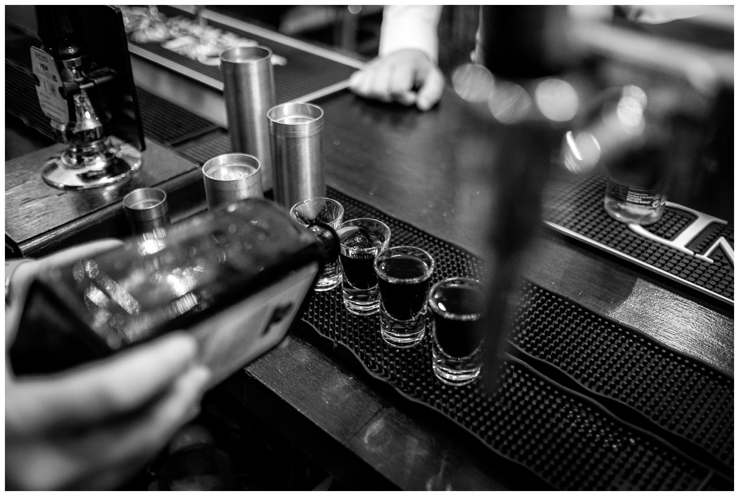 pouring shots