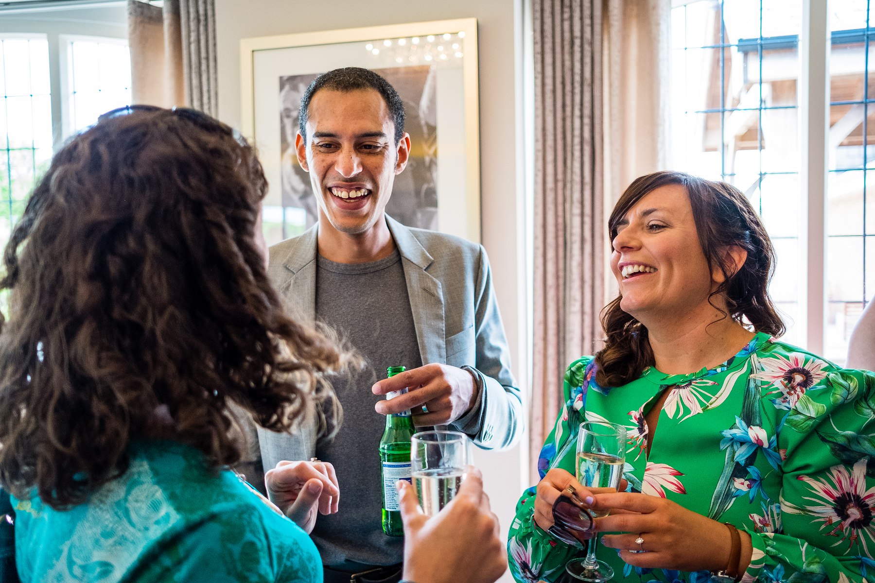 guests talking