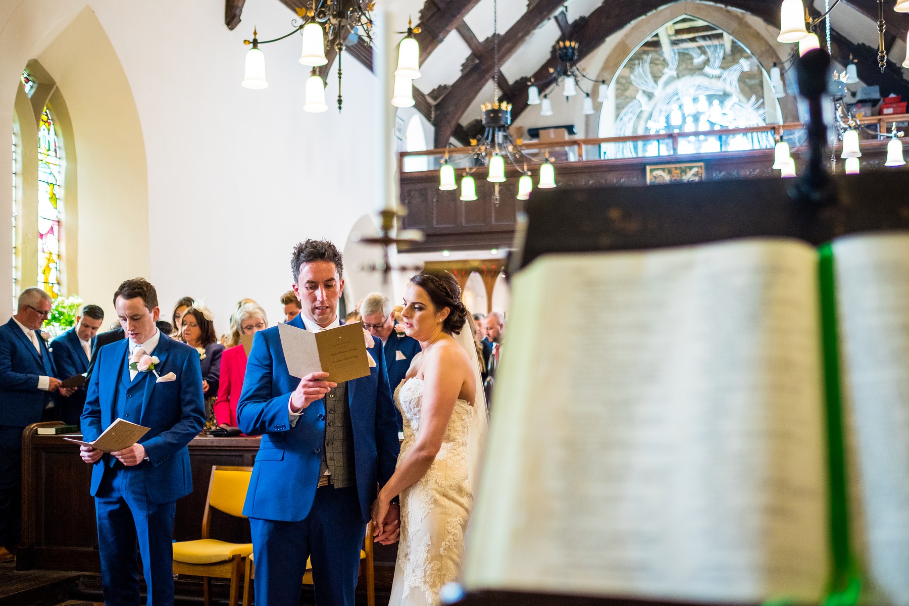 hymns being sung