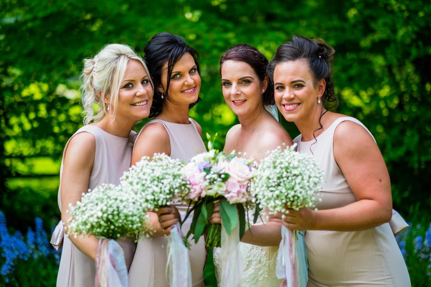 portrait of bridesmaids