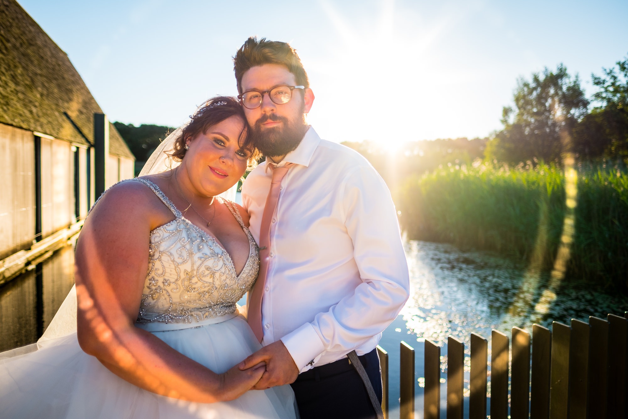 portrait during sunset