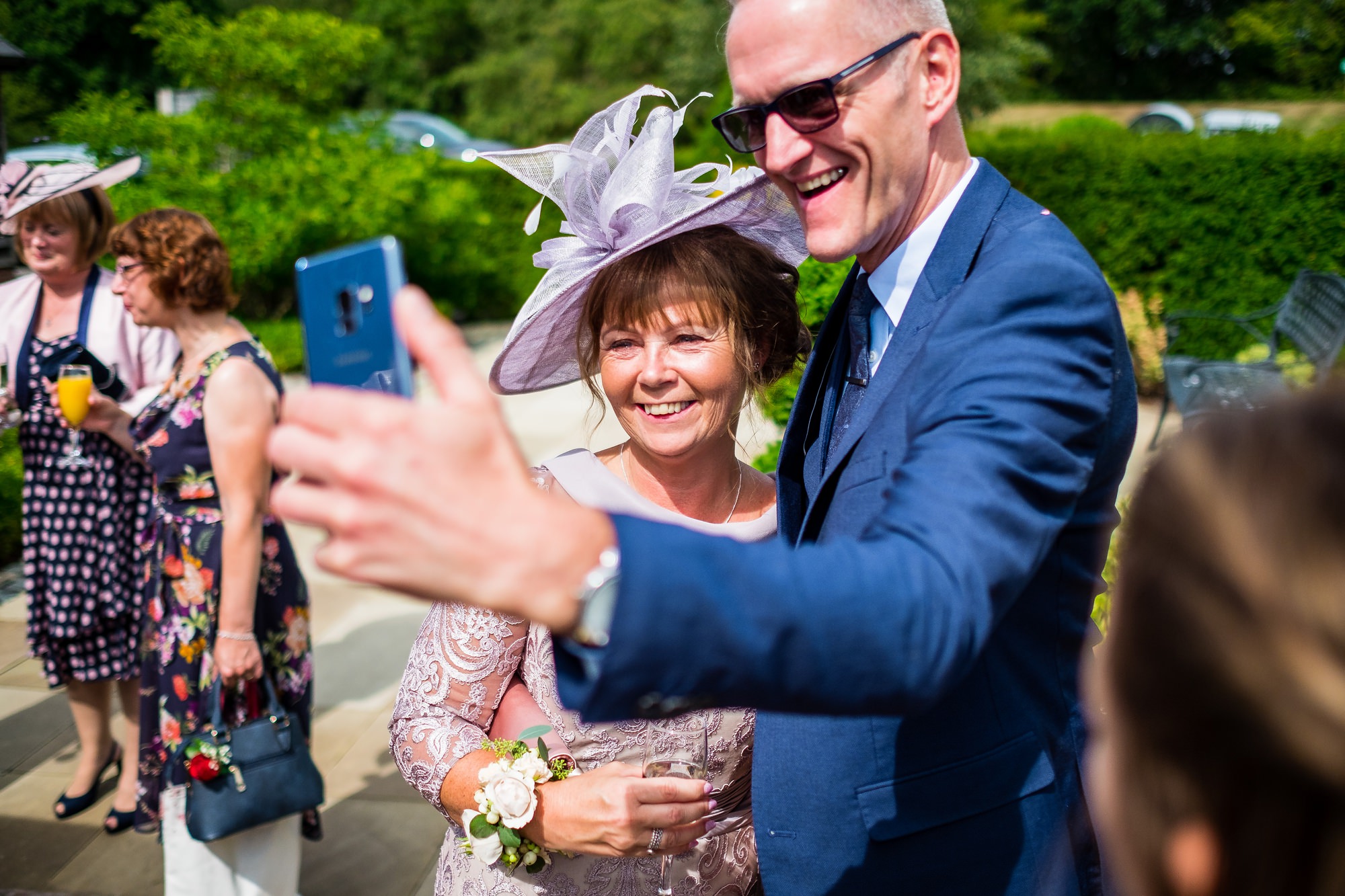 guests taking a selfie