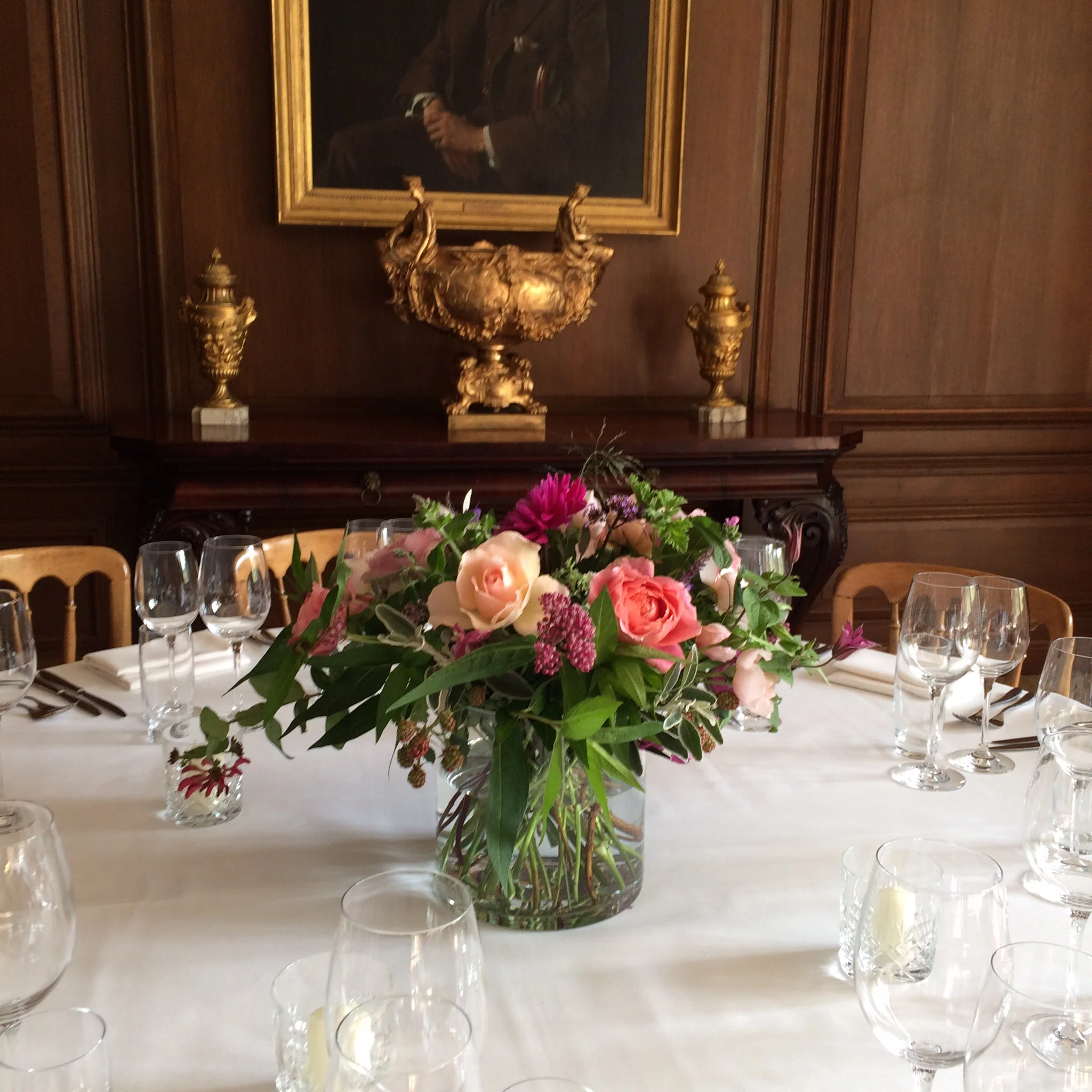 Garden flowers at Cowdray House