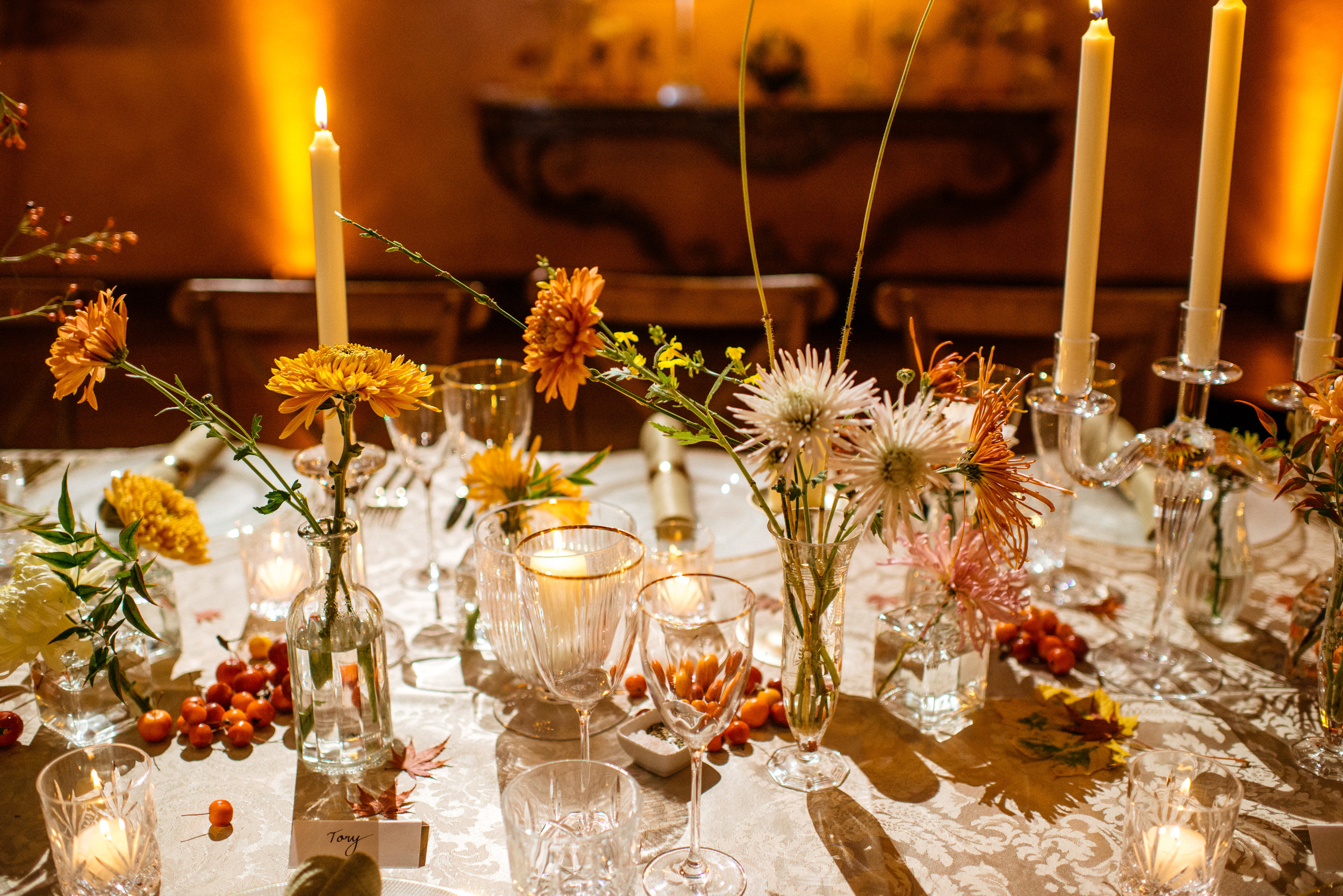 British Grown Chrysanthemums Cowdray House