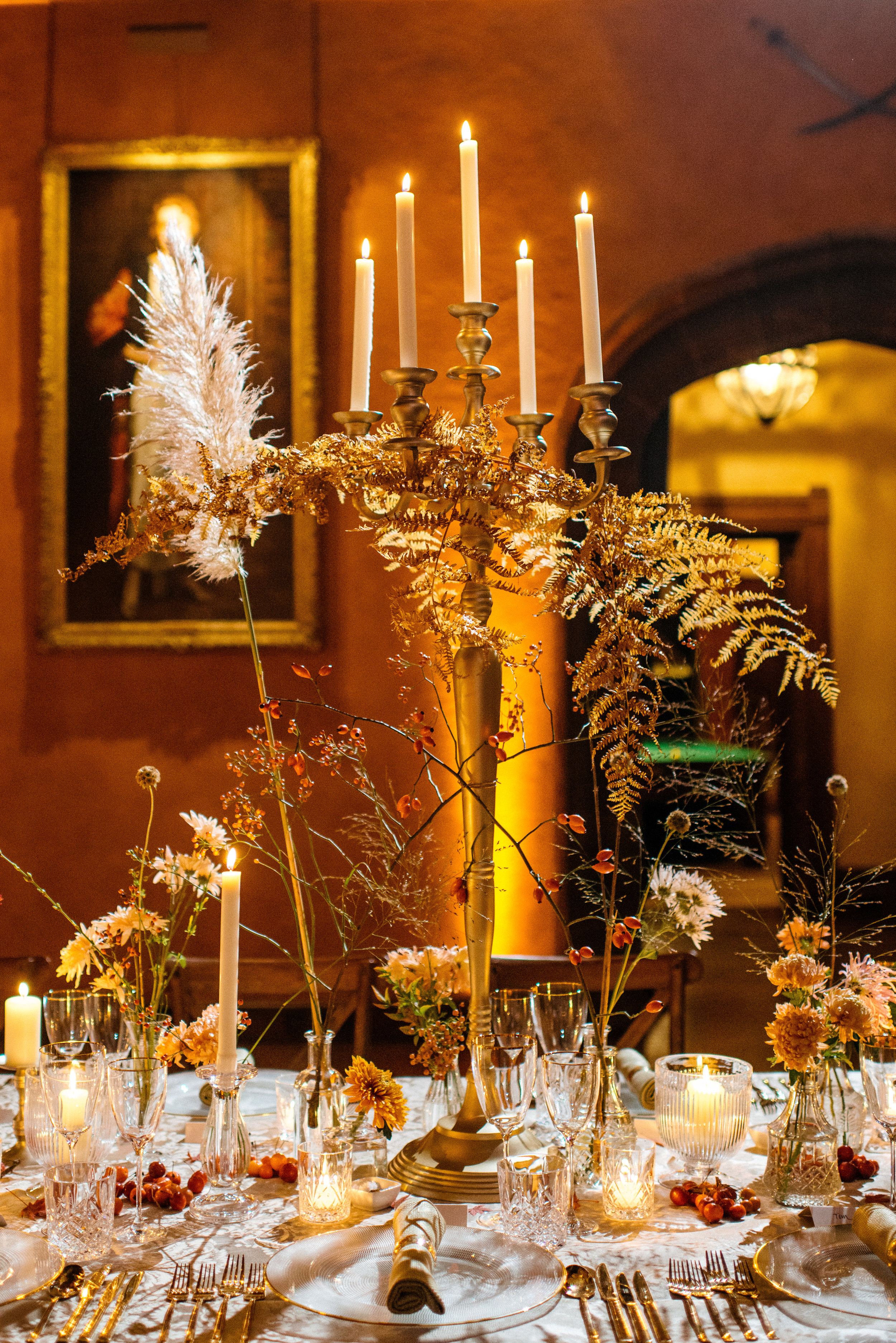 Autumn Dinner at Cowdray House by This Floral Life