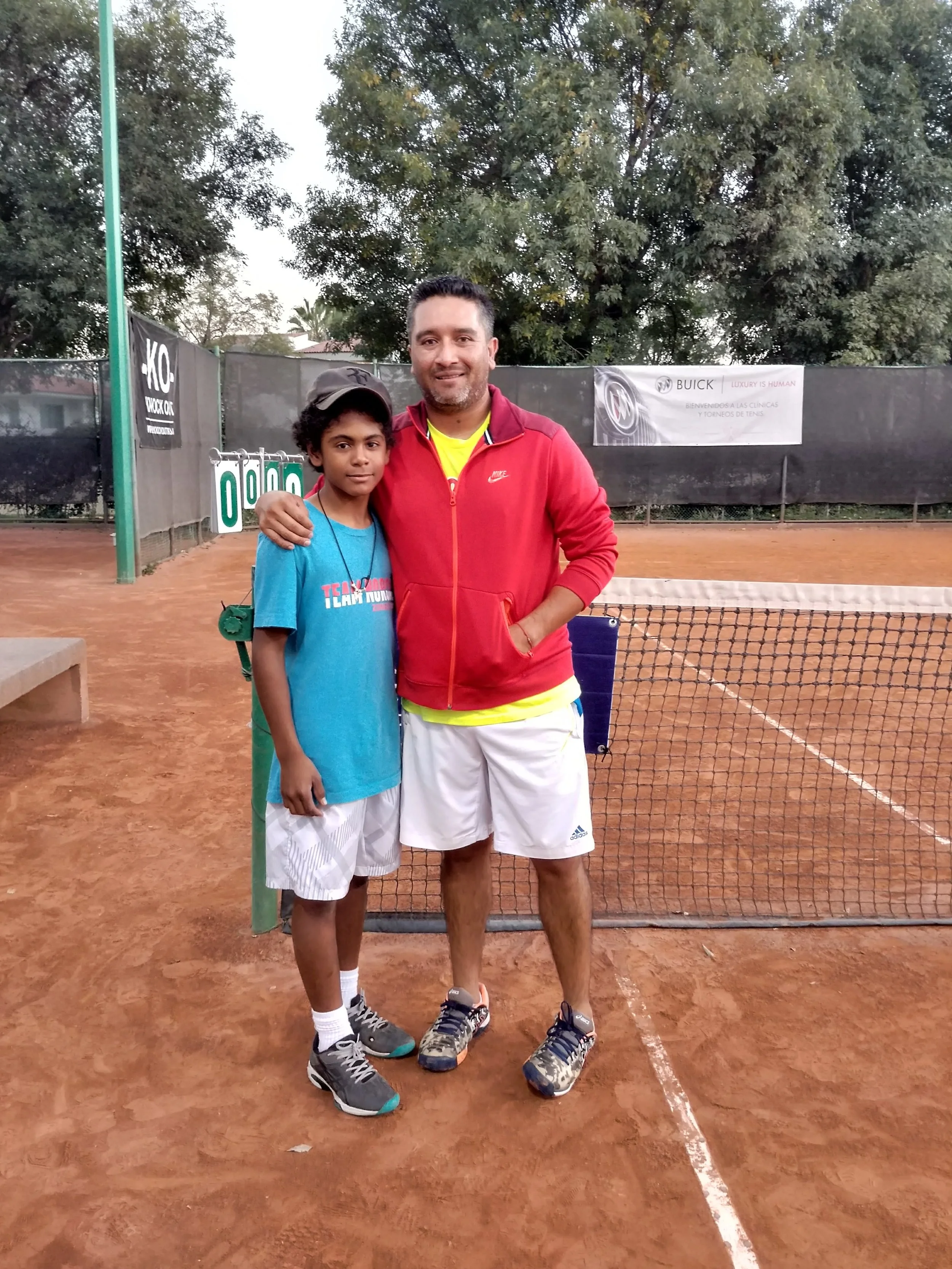 Head Coach Sergio Ruvalcaba with Santiago in 2017 at Puerta de Hierro Club in Guadalajara