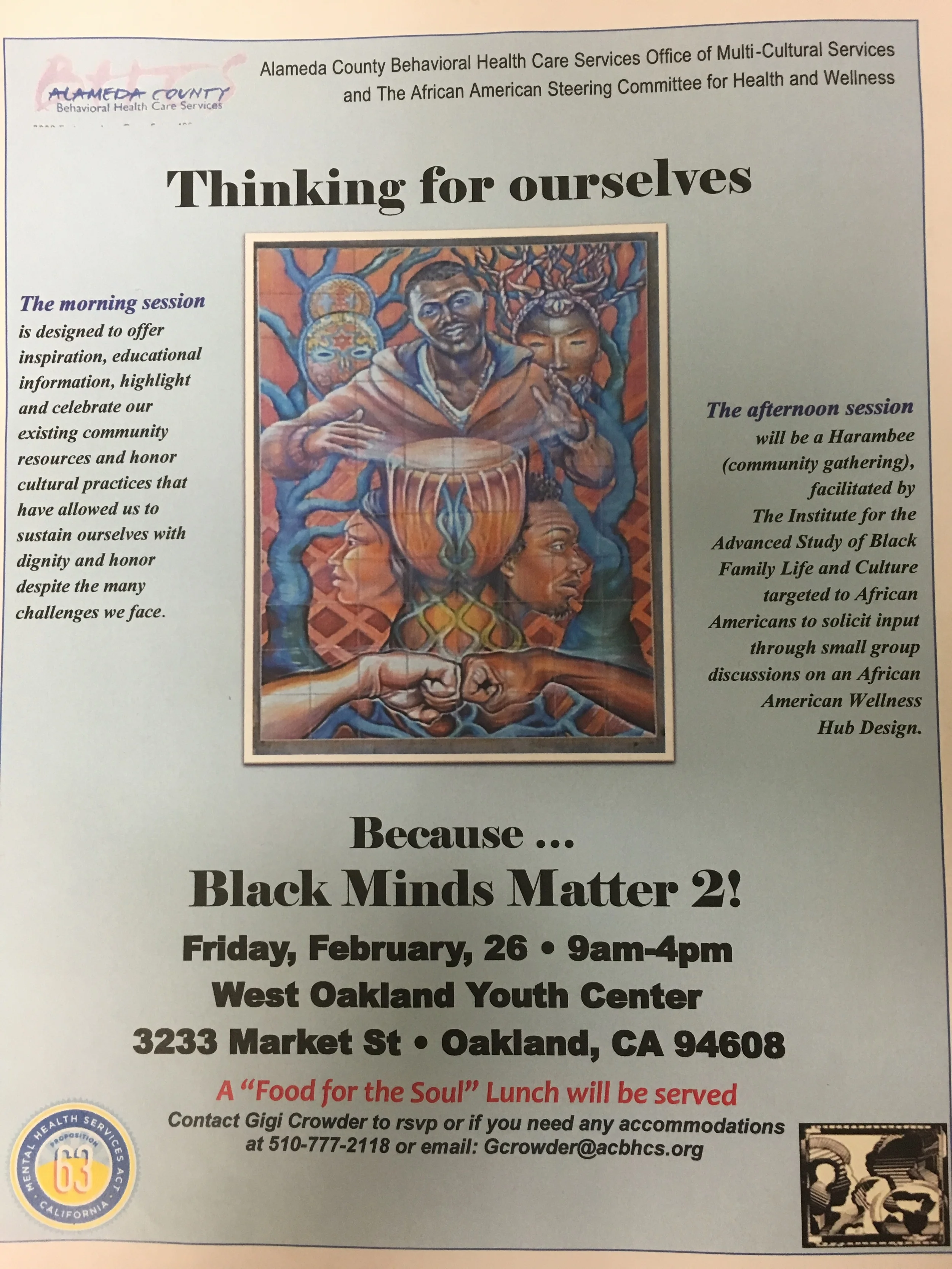 "Having Our Say....Black Minds Matter 2"