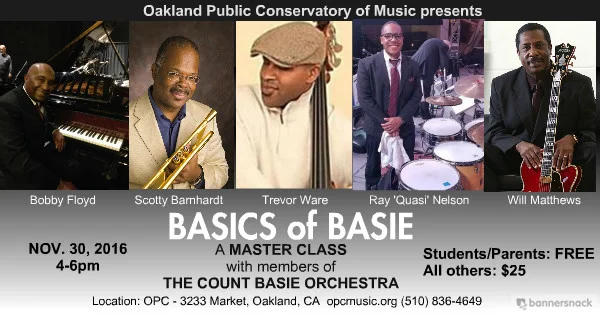 Basics of Basie: A Master Class