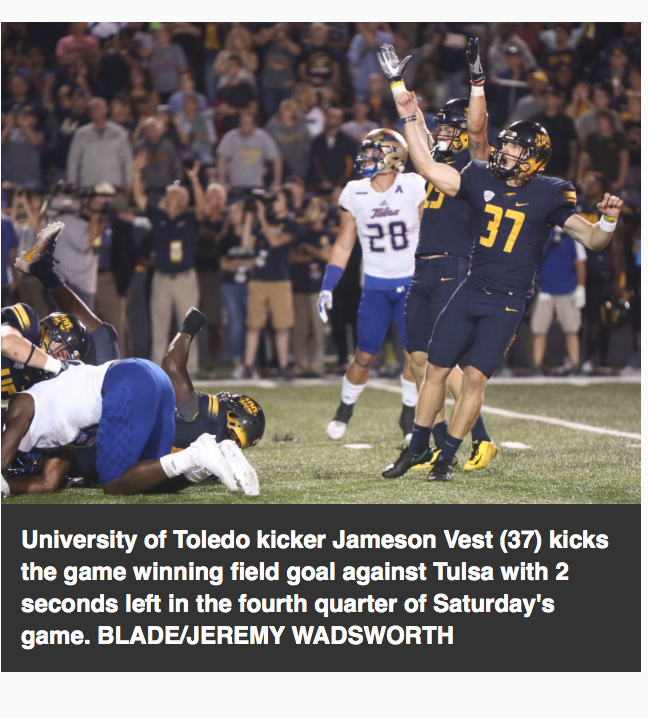 Jameson Vest Nails The Winning Kick
