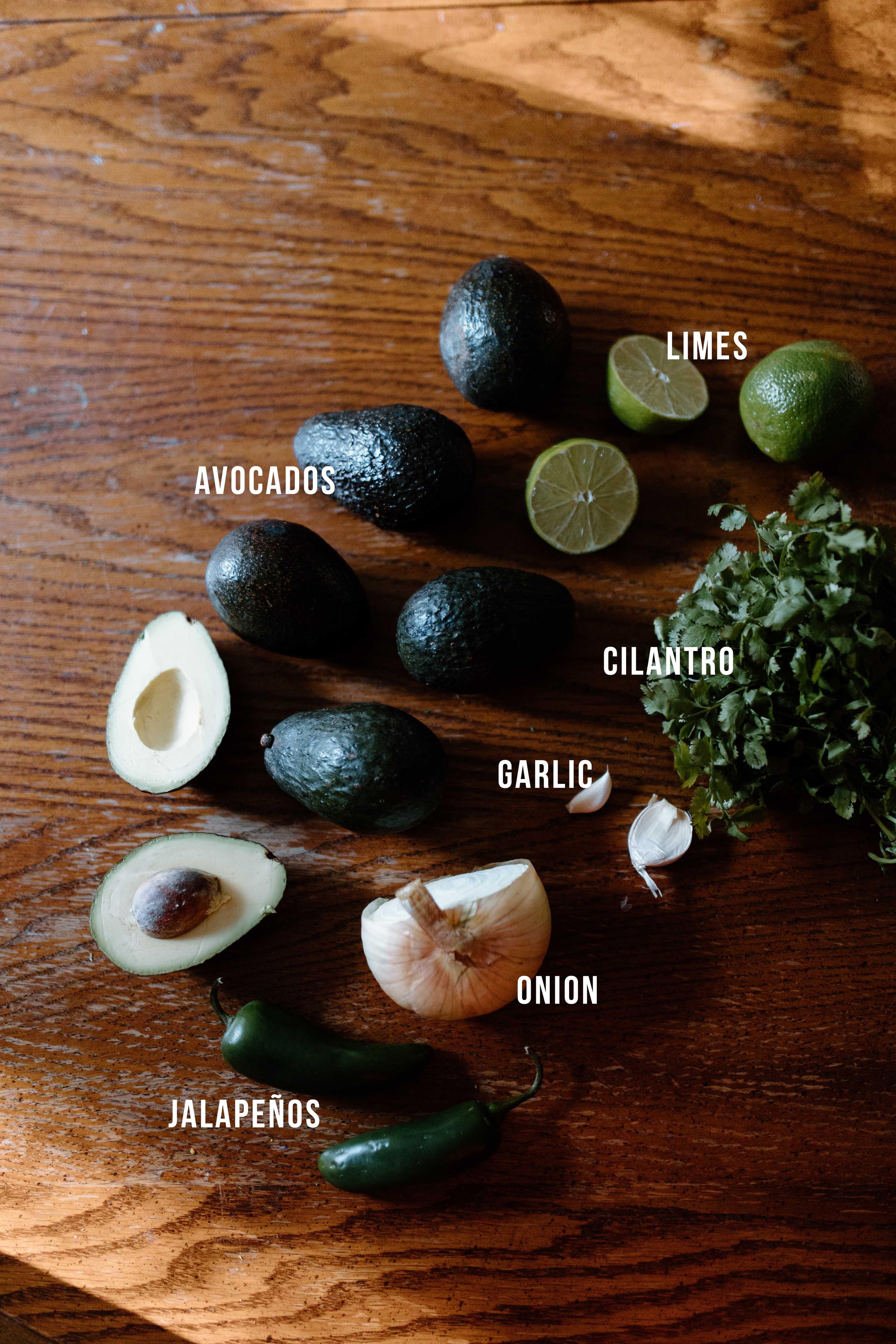 ingredient list for guacamole better than chipotle recipe.jpg
