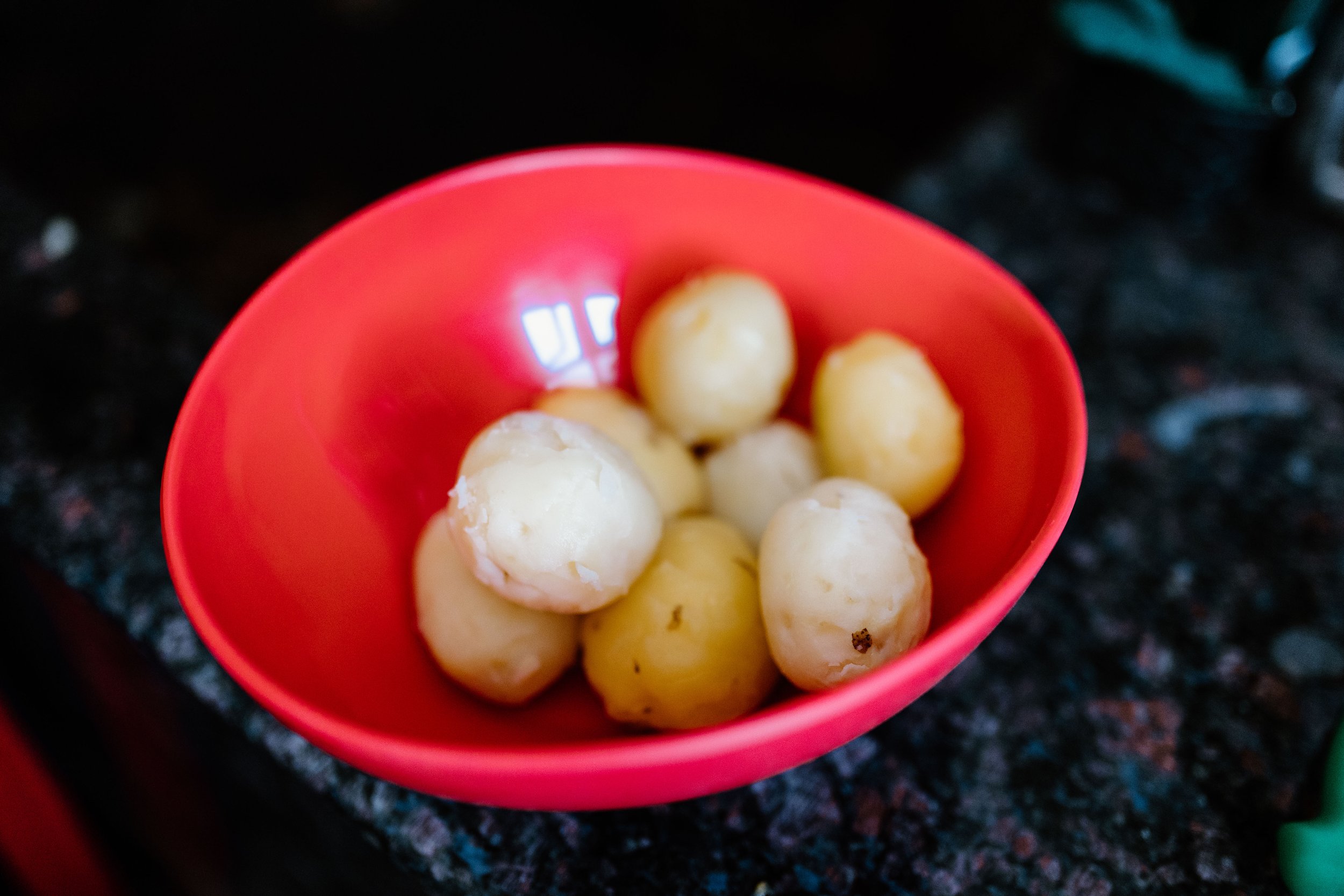 Boiled, Peeled Potatoes