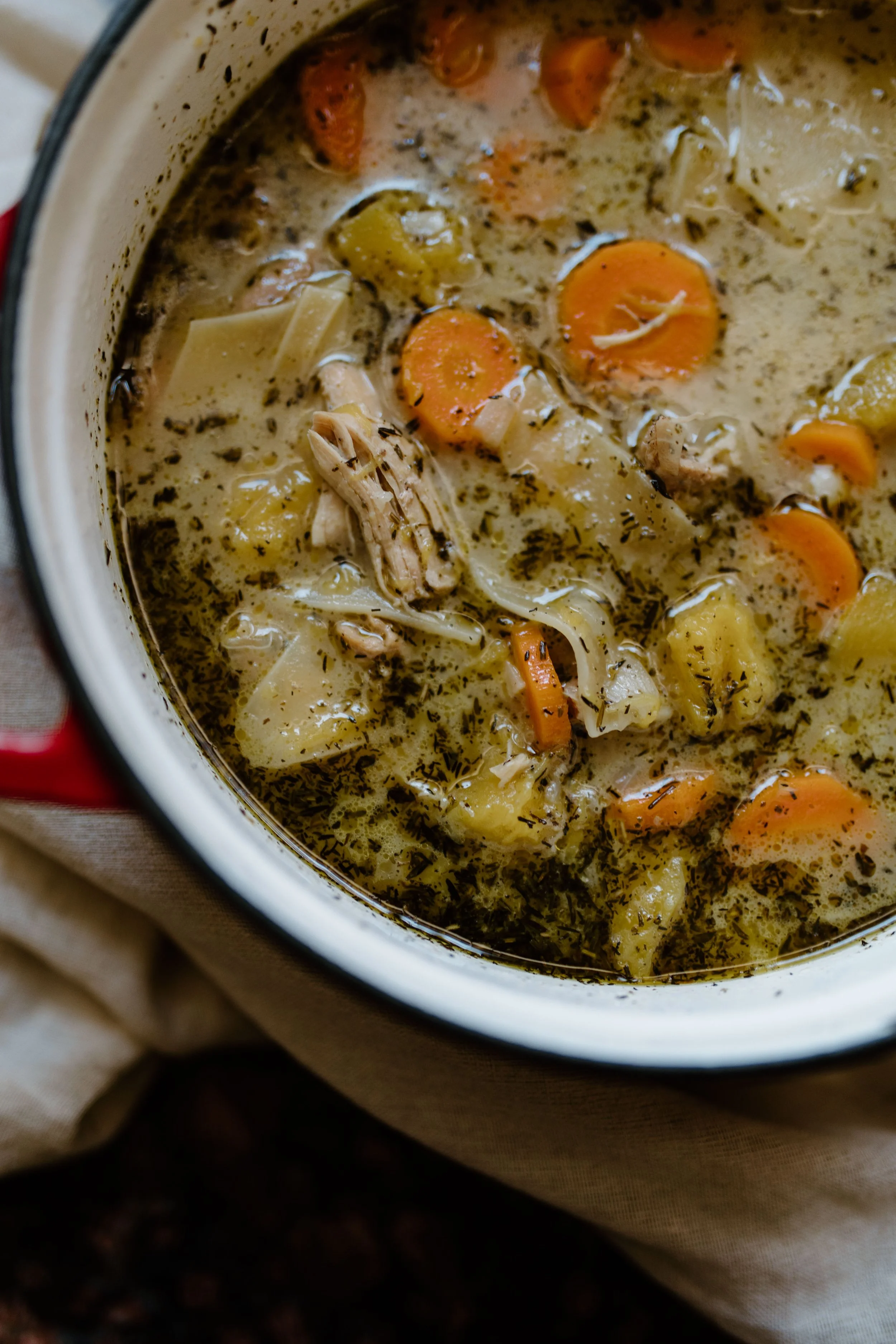 Rustic Chicken Noodle Soup — Ellis Illustrations