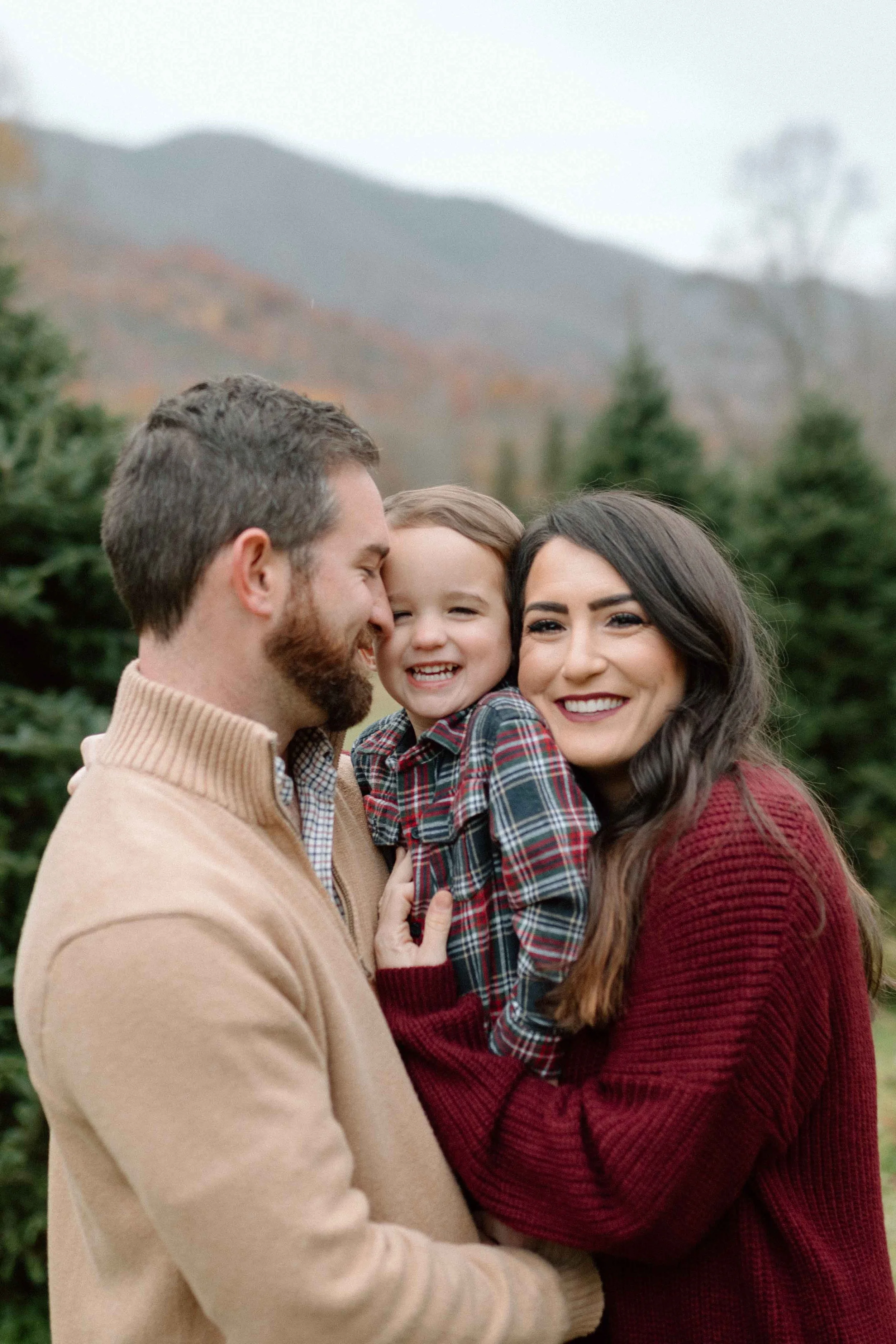Family // Mountain Town Christmas Tree Farm Family Session