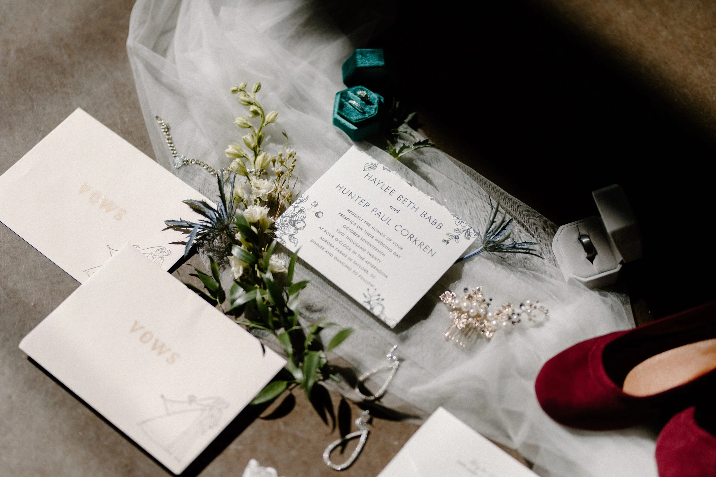beautiful intentional wedding day details
