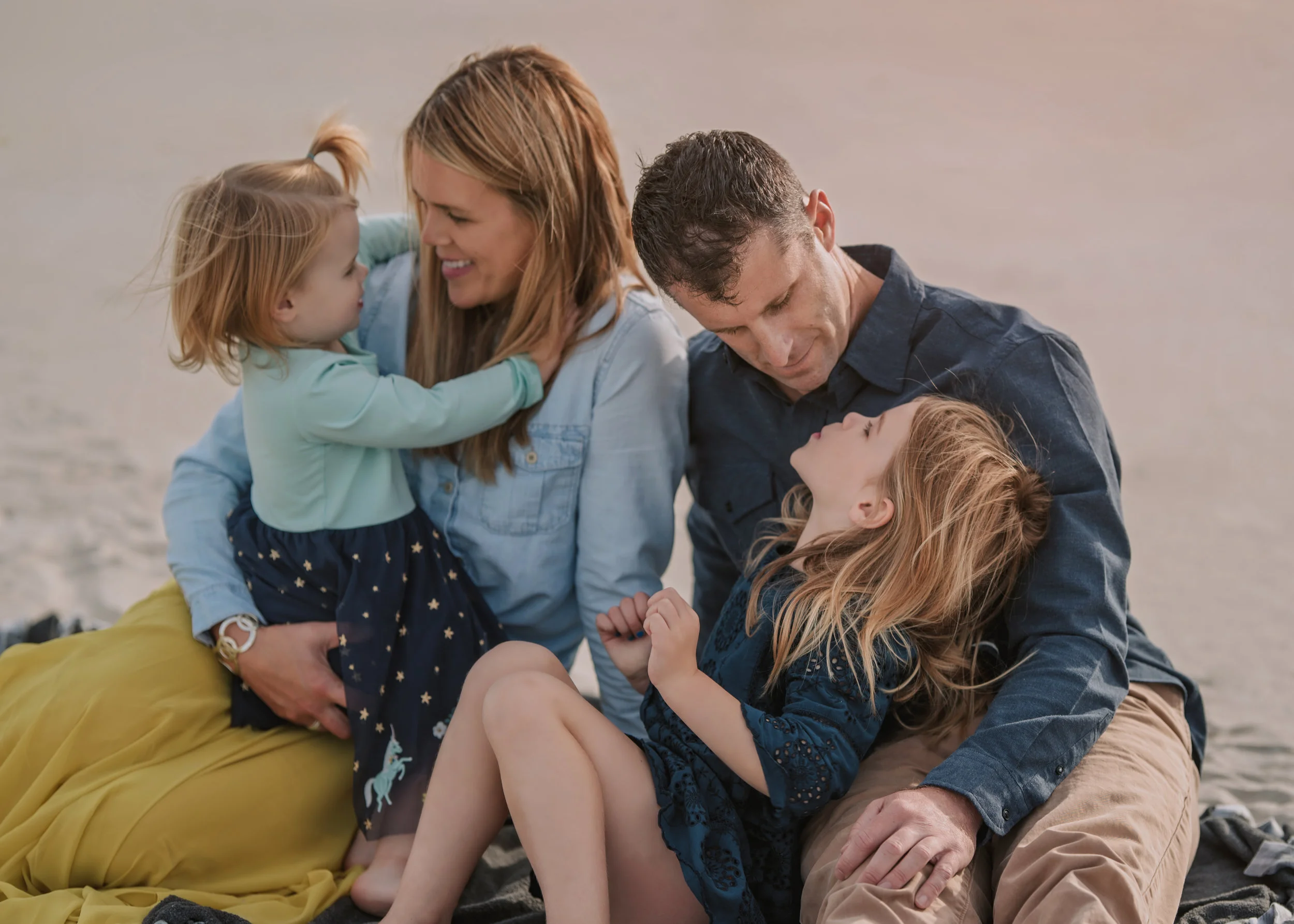 Beautiful and Natural Family Photos at Crane Beach