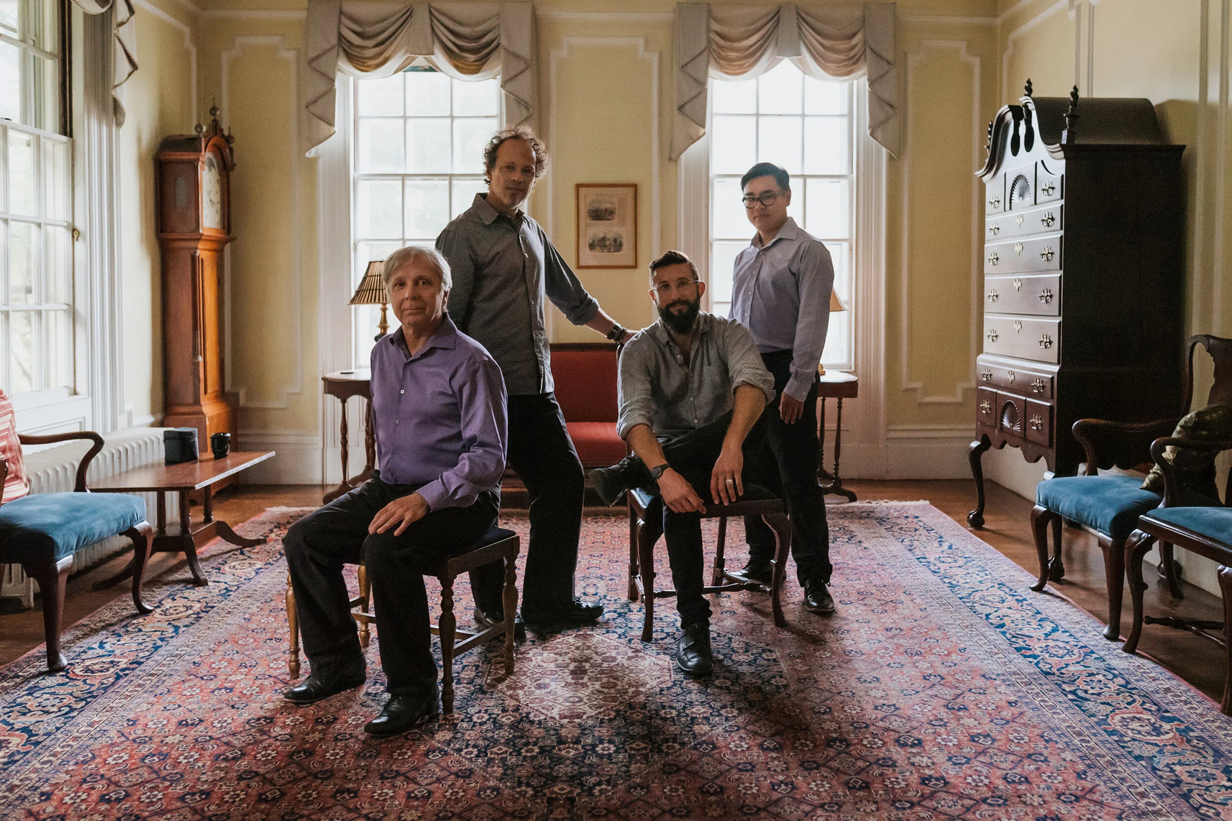 Sirius String Quartet Group Portrait by Asher + Oak