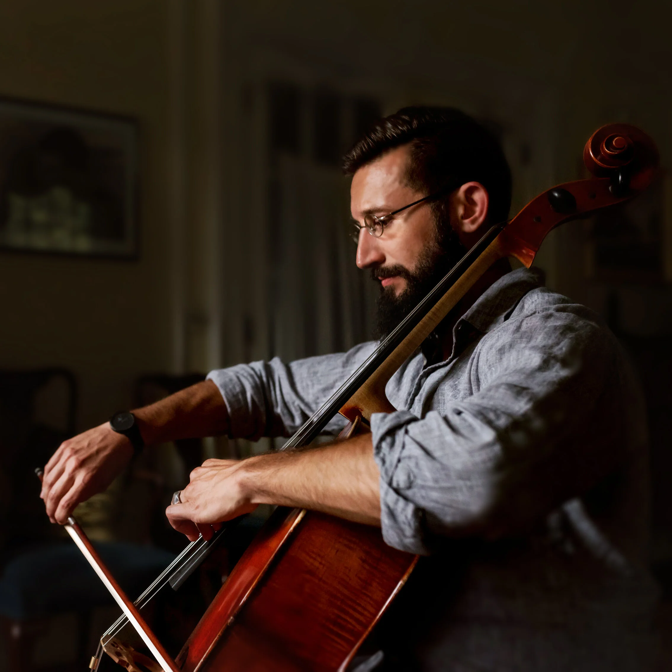 Handsome Cellist by Asher + Oak Photography