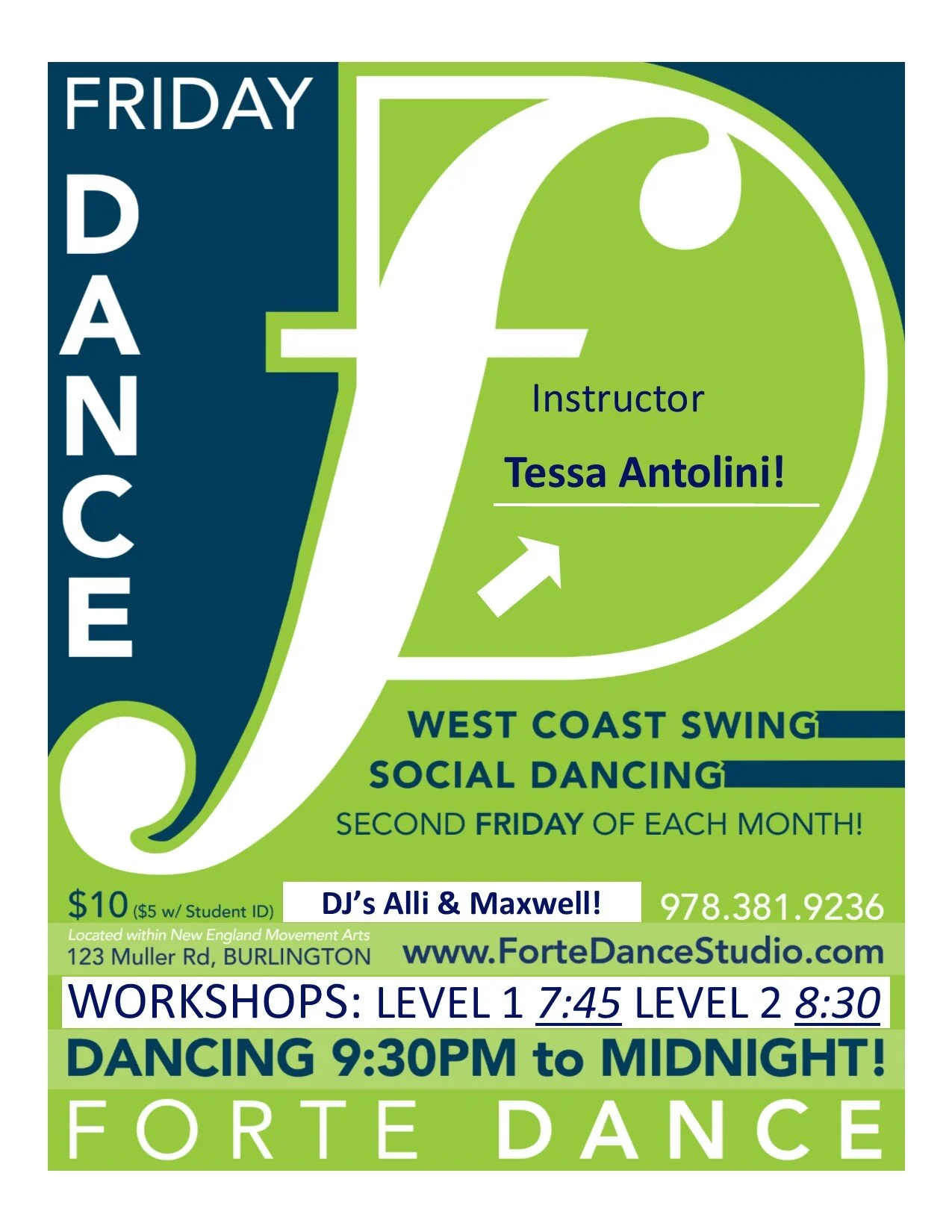 CANCELED: Forte Friday Funday March 13th with guest DJ's Alli Reese &amp; Maxwell Thew!