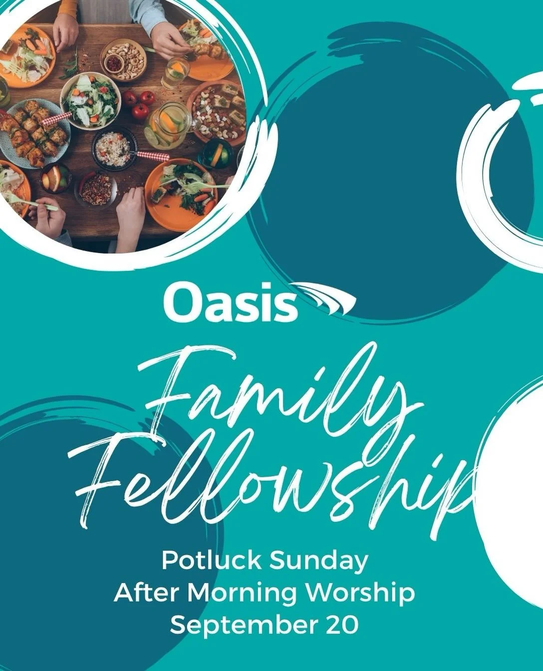 Bring a side dish and/or dessert to share! We will keep cold things cold and warm things warm during morning worship. After church, Oasis will provide the main (burgers and hot dogs) and we will hang out for lunch and a little quality time!