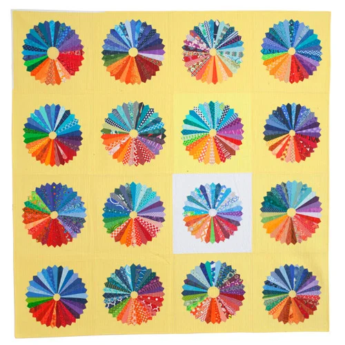 Unequal: Pie Charts , 2015 Cotton, Quilted Image courtesy of the Artist
