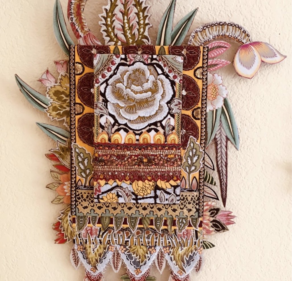 Layered Fabric Assemblage with Vicki Assegued