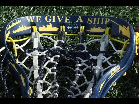 Navy Women's Lacrosse Dyed Sticks