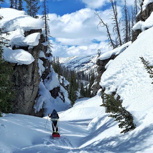 Last season, @bdanncreative and @dutchsimpson hauled camera gear in 40 miles into the Absaroka mountains in Wyoming while shooting with @jeremyjones, @travisrice and @bryaniguchi. They shot a feature film in 10 days way far out. Roadless, a film by @