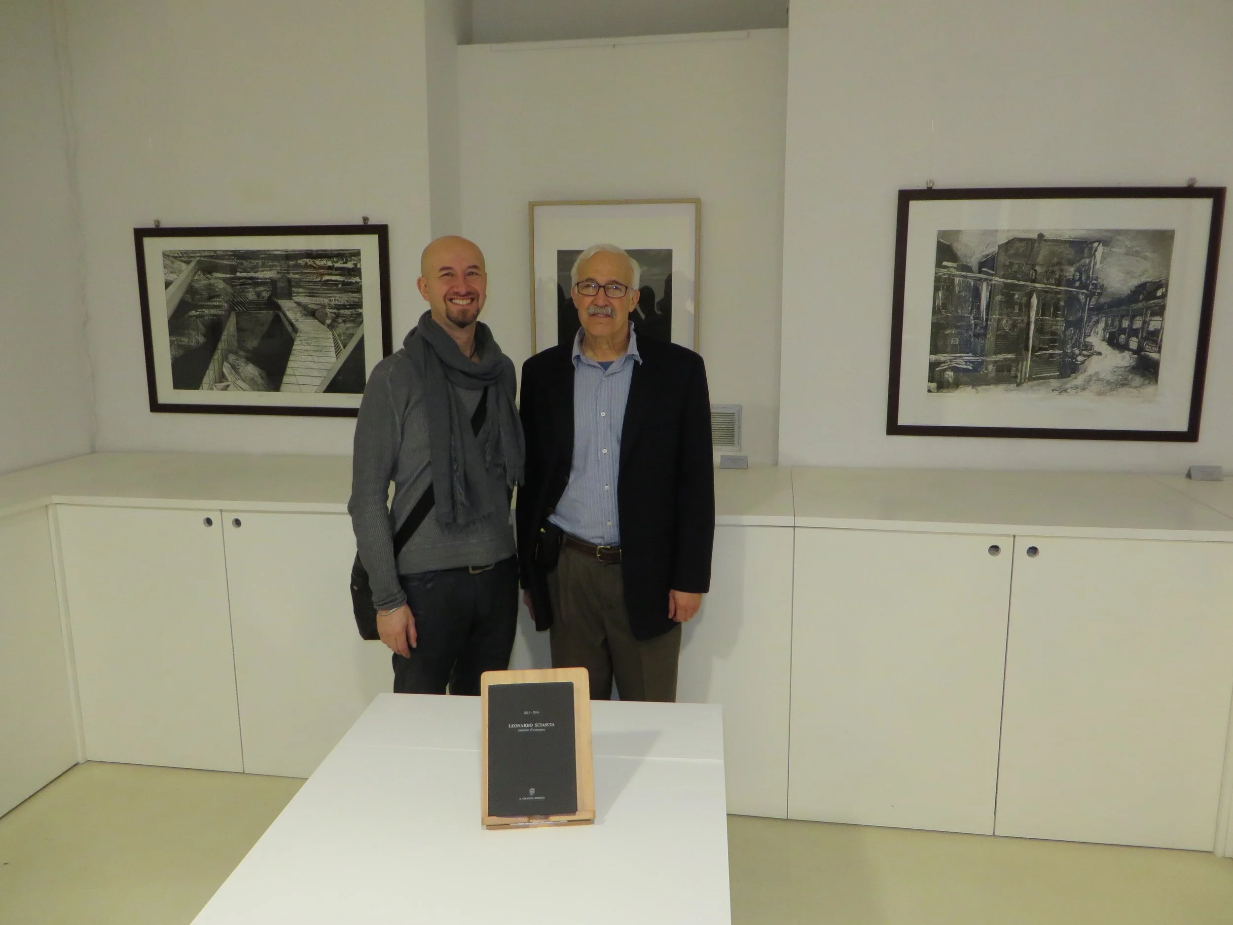With Michael Goro at the Fondazione Federica Galli, Milan, Italy