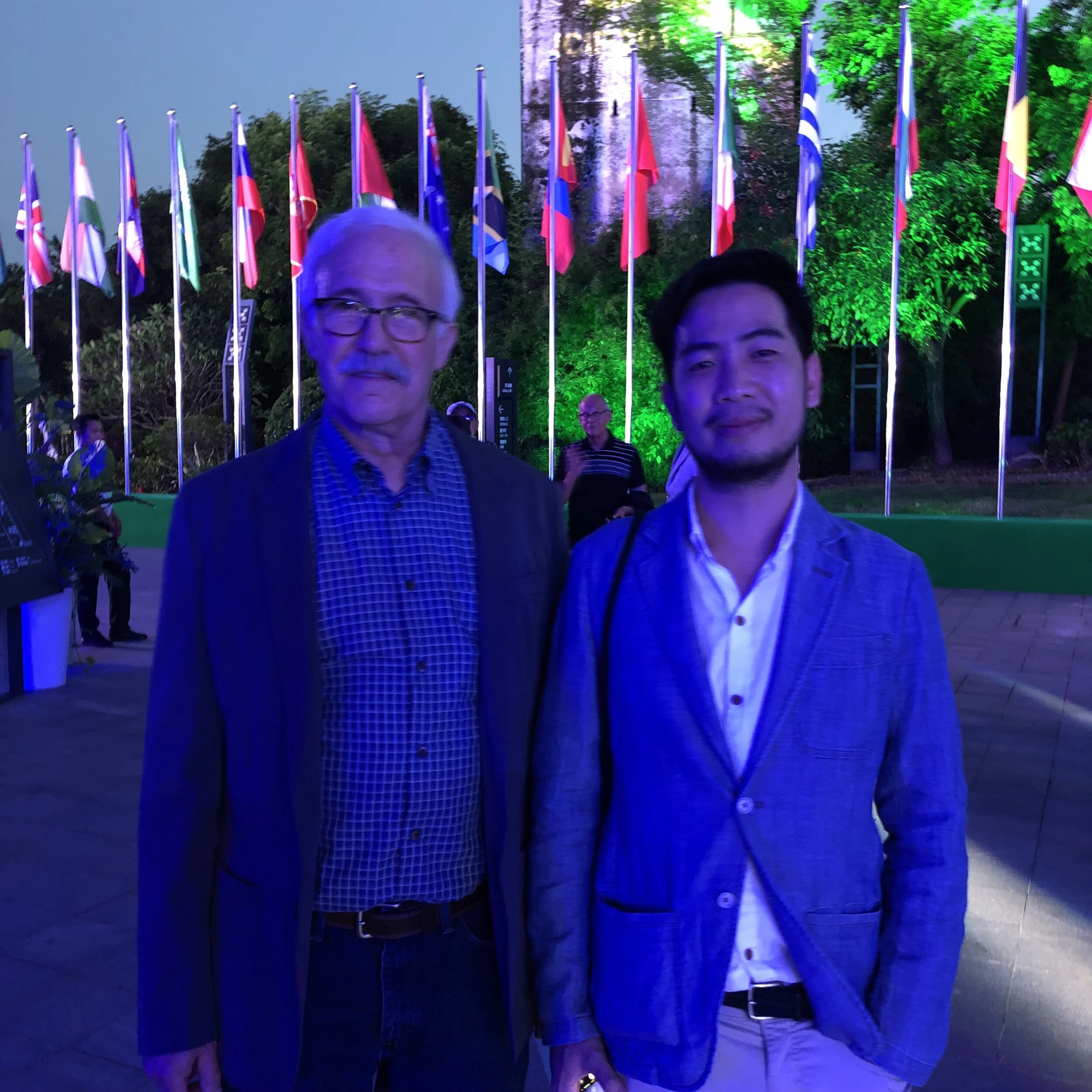  Opening of the Guanlan International Printmaking Biennial at the China Printmaking Museum  May 14, 2019. 