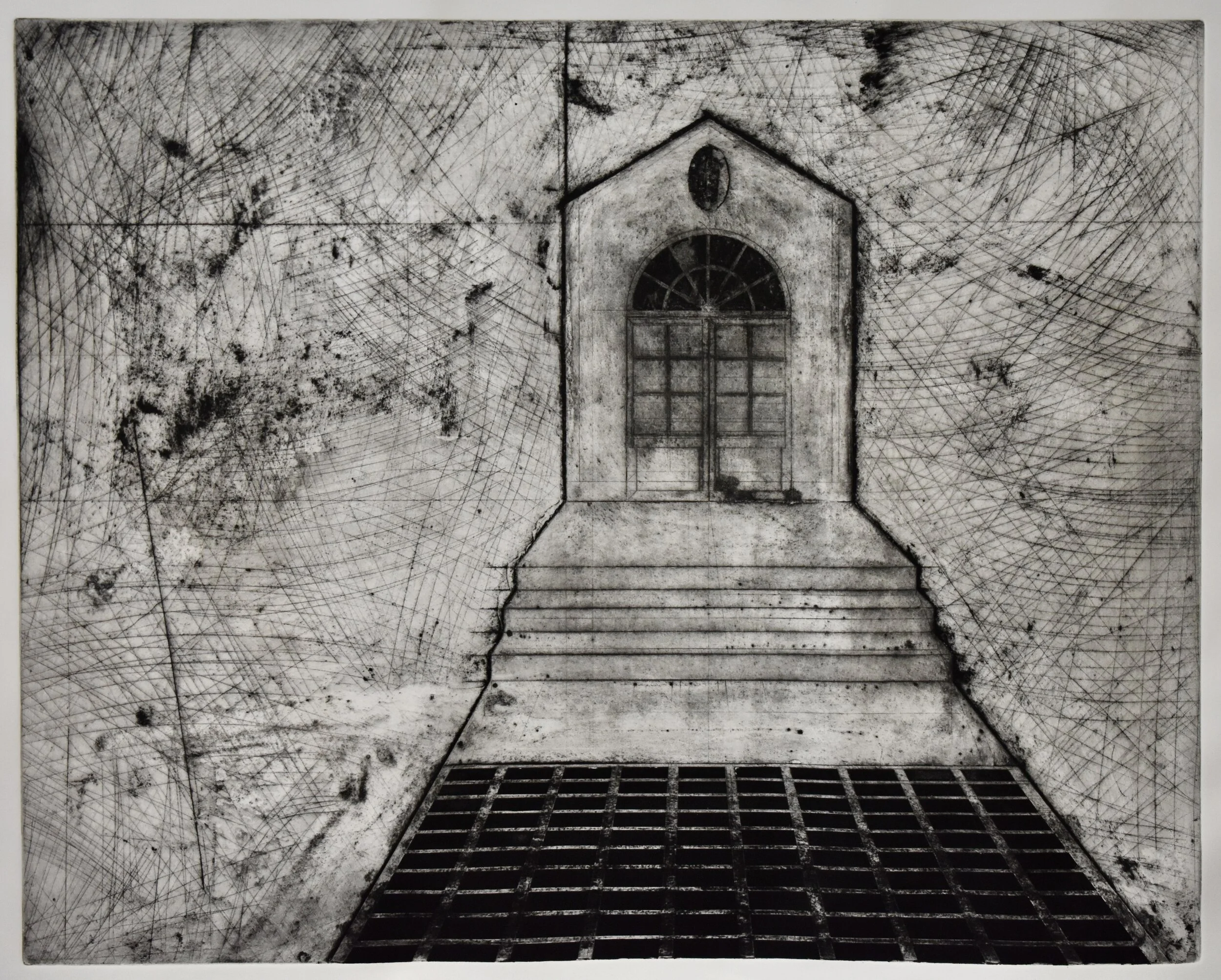 Collagraph VI -- 36" x 44" Plate