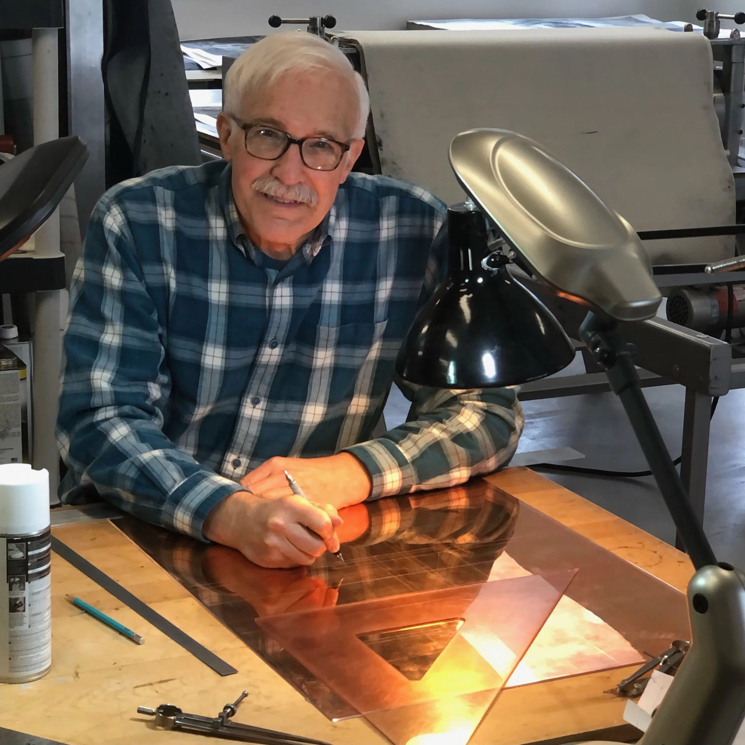 24" x 20" Copper Plate #2