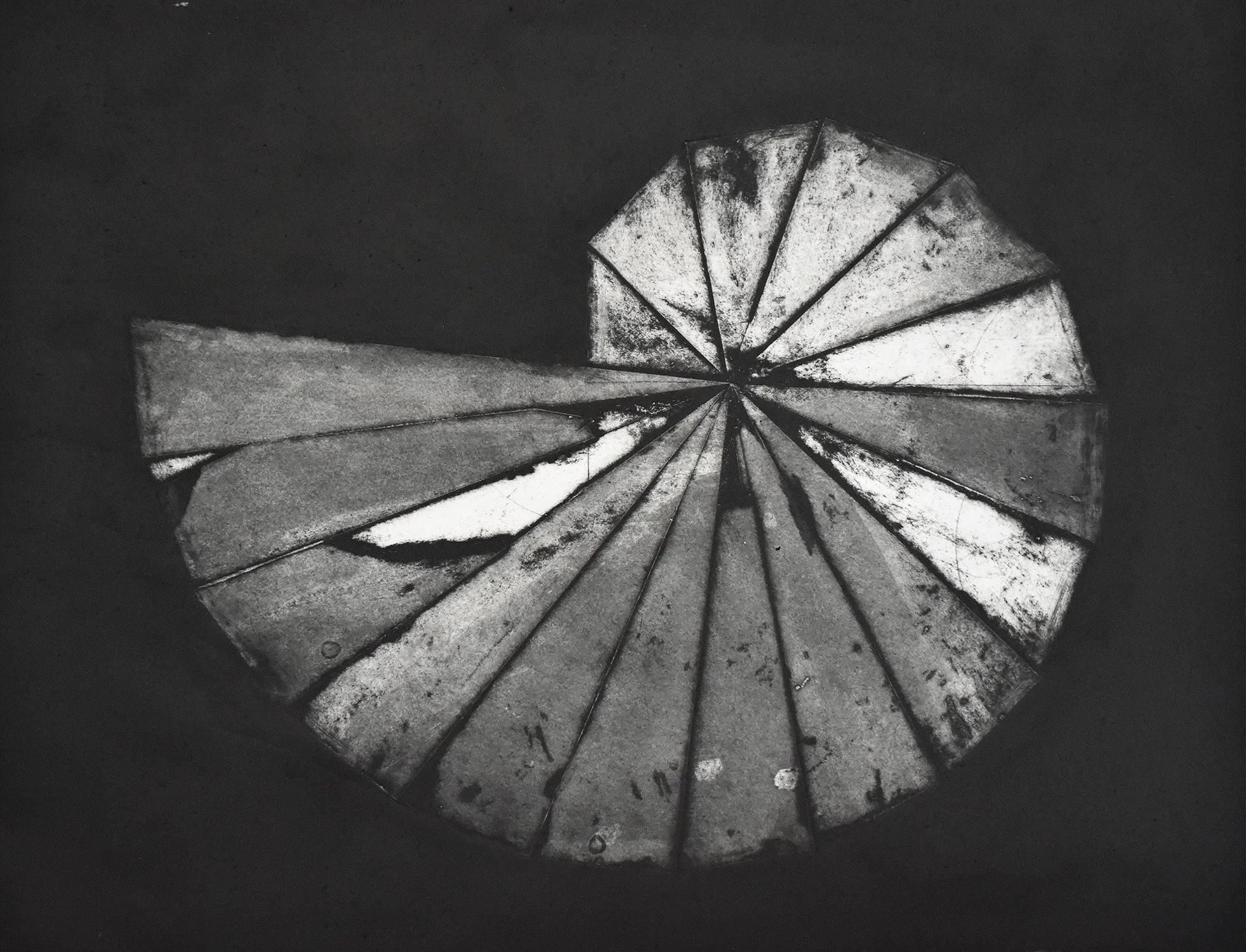 The Spiral of Theodorus 22.75” x 29.5” - February 15, 2025