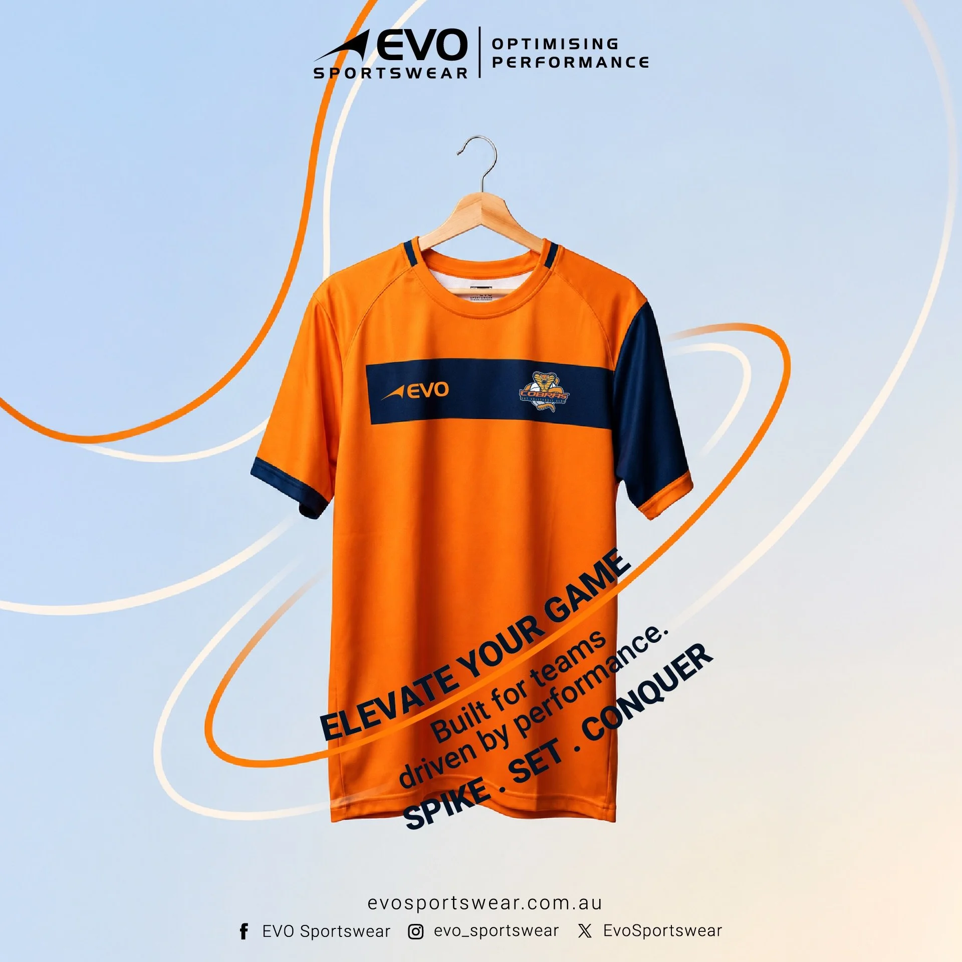 👌🏼 Built for teams that refuse to settle. Custom sportswear engineered for performance, comfort, and a professional look on game day. 💪🧡

🏐 Custom designs.
🎨 Unlimited possibilities.
📩 Enquire today to elevate your team.

EVO Sportswear&nbsp;&